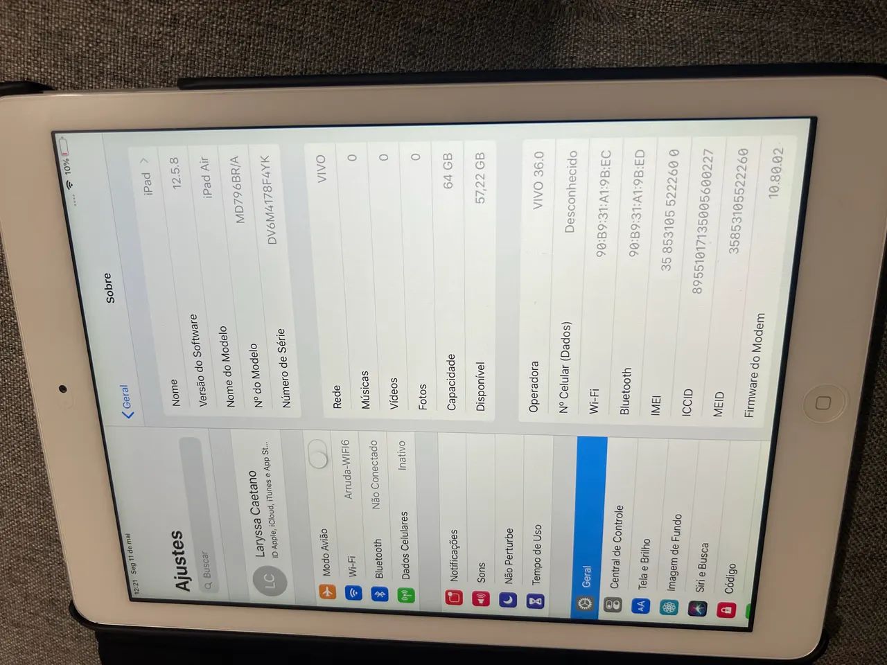 iPad Air 1° geração - Tablets e E-Readers - Vila Cintra, Mogi das
