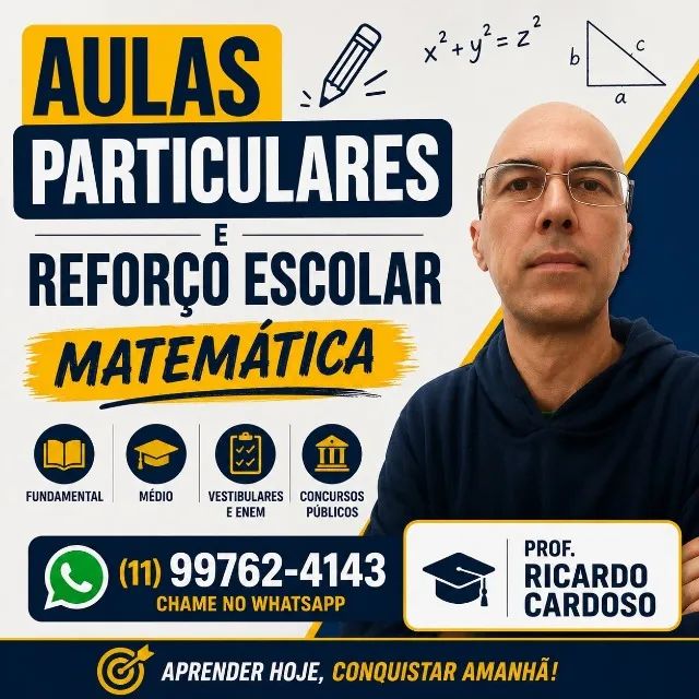 Aulas de MATEMÁTICA - Prof. Ricardo Cardoso - *