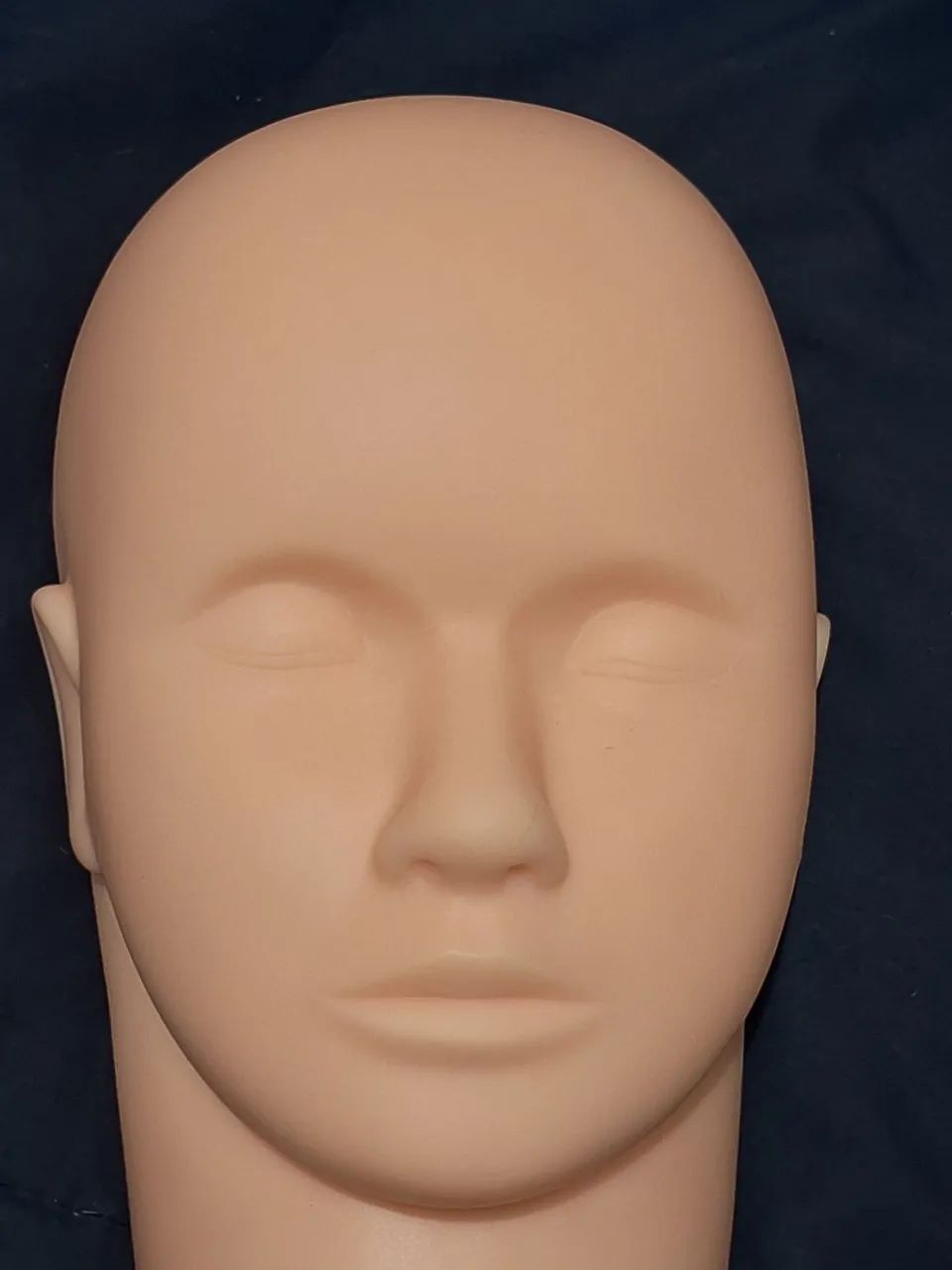 Cabeça de silicone para treino de cílios - Foto 3