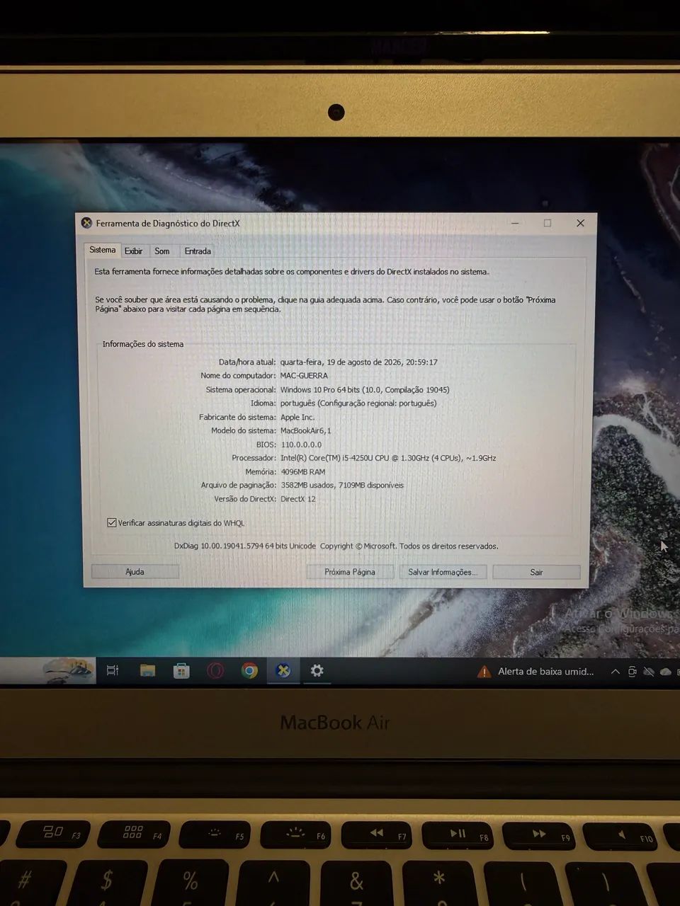 MacBook Air em alumínio em perfeito estado  - Foto 5