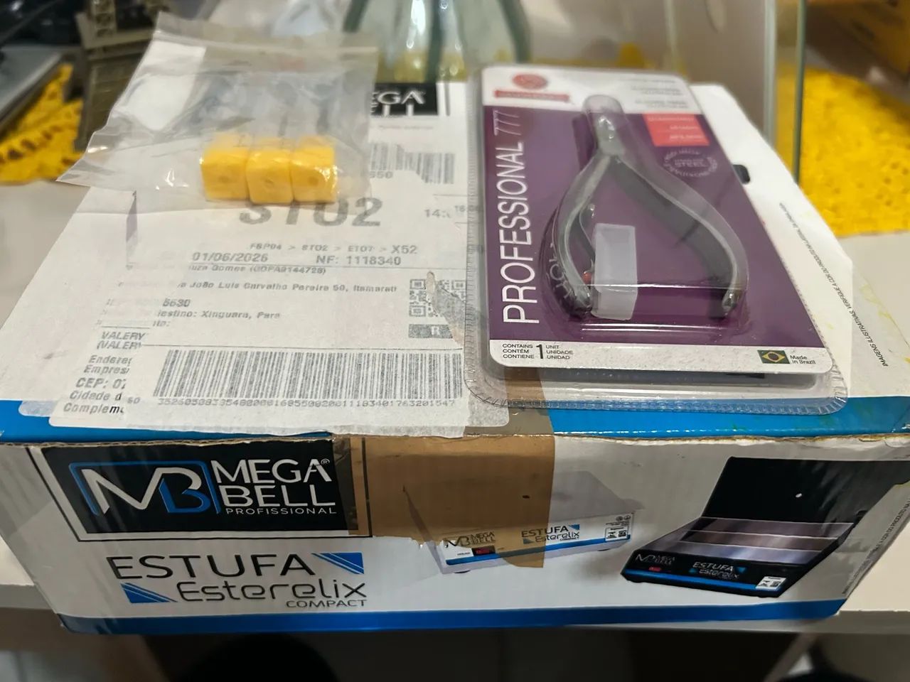 Estufa Esterilizadora Mega Bell Esterelix Compact + Kit Manicure