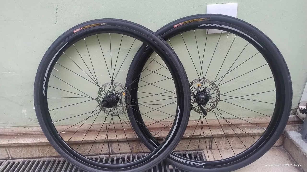 Par rodas alumínio Speed freio a disco 