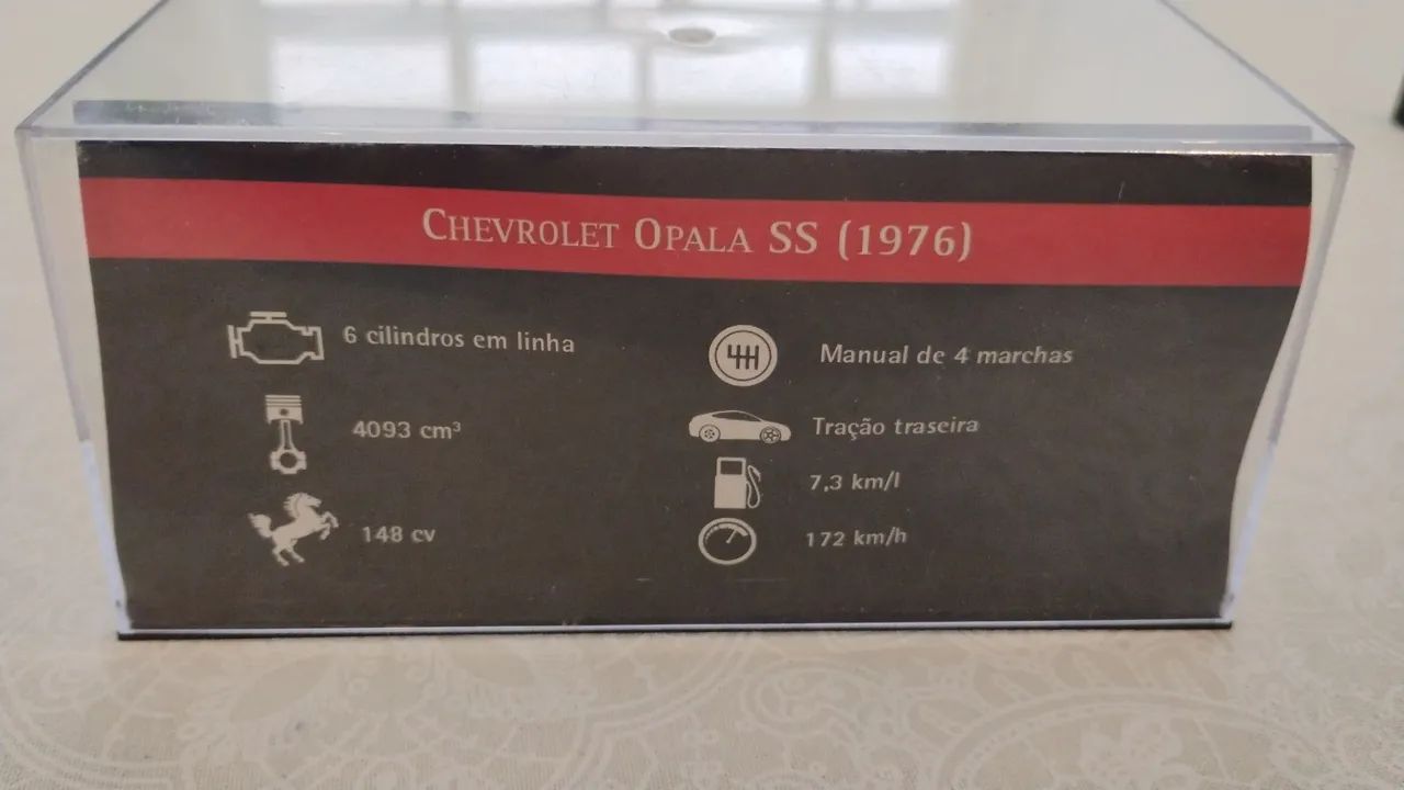 Miniatura Chevrolet Opala SS 1976