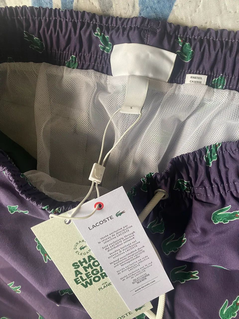 Short de banho Lacoste  - Foto 4