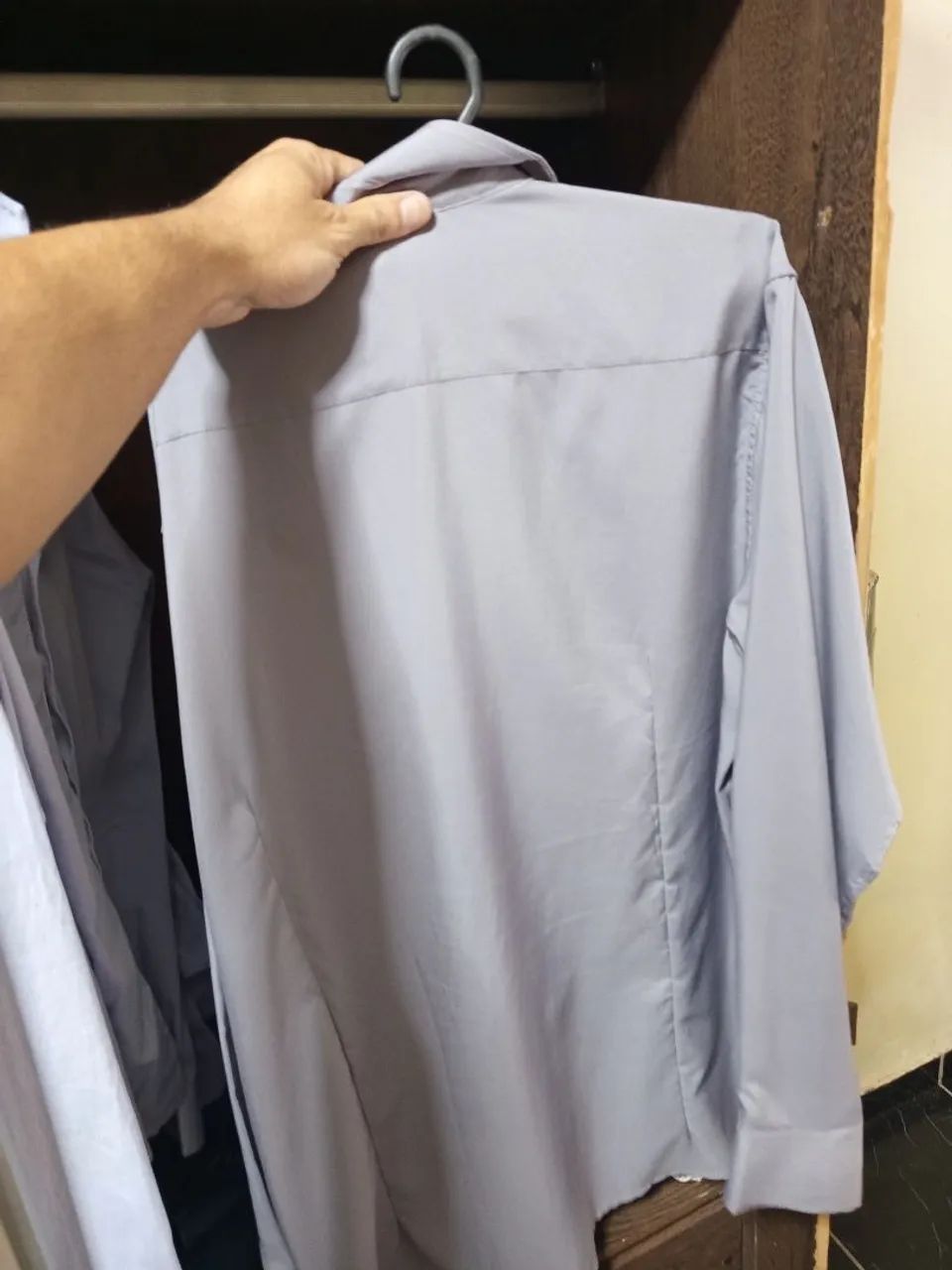 Camisa social cinza nova  - Foto 4