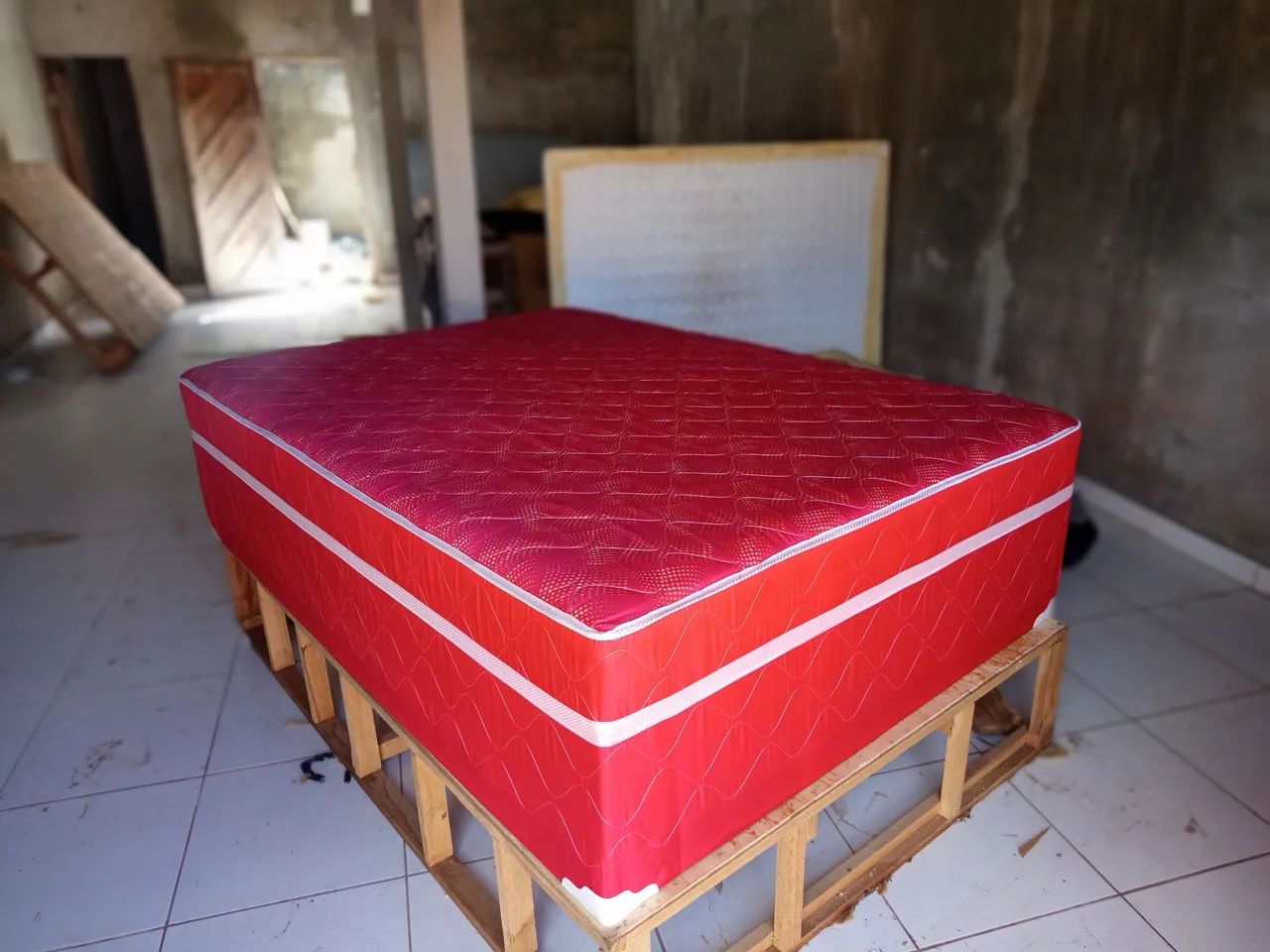Cama box molas ensacadas casal - Foto 3