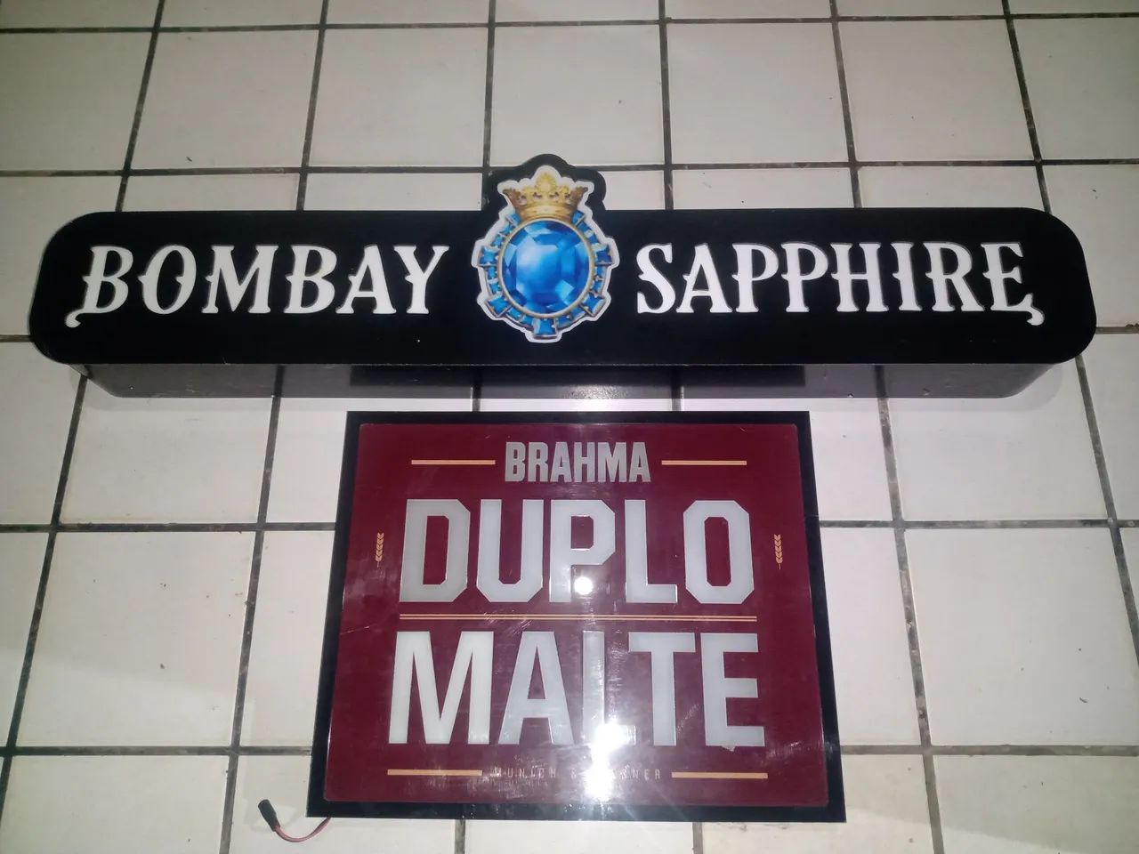 Display Brahma e Bombay 