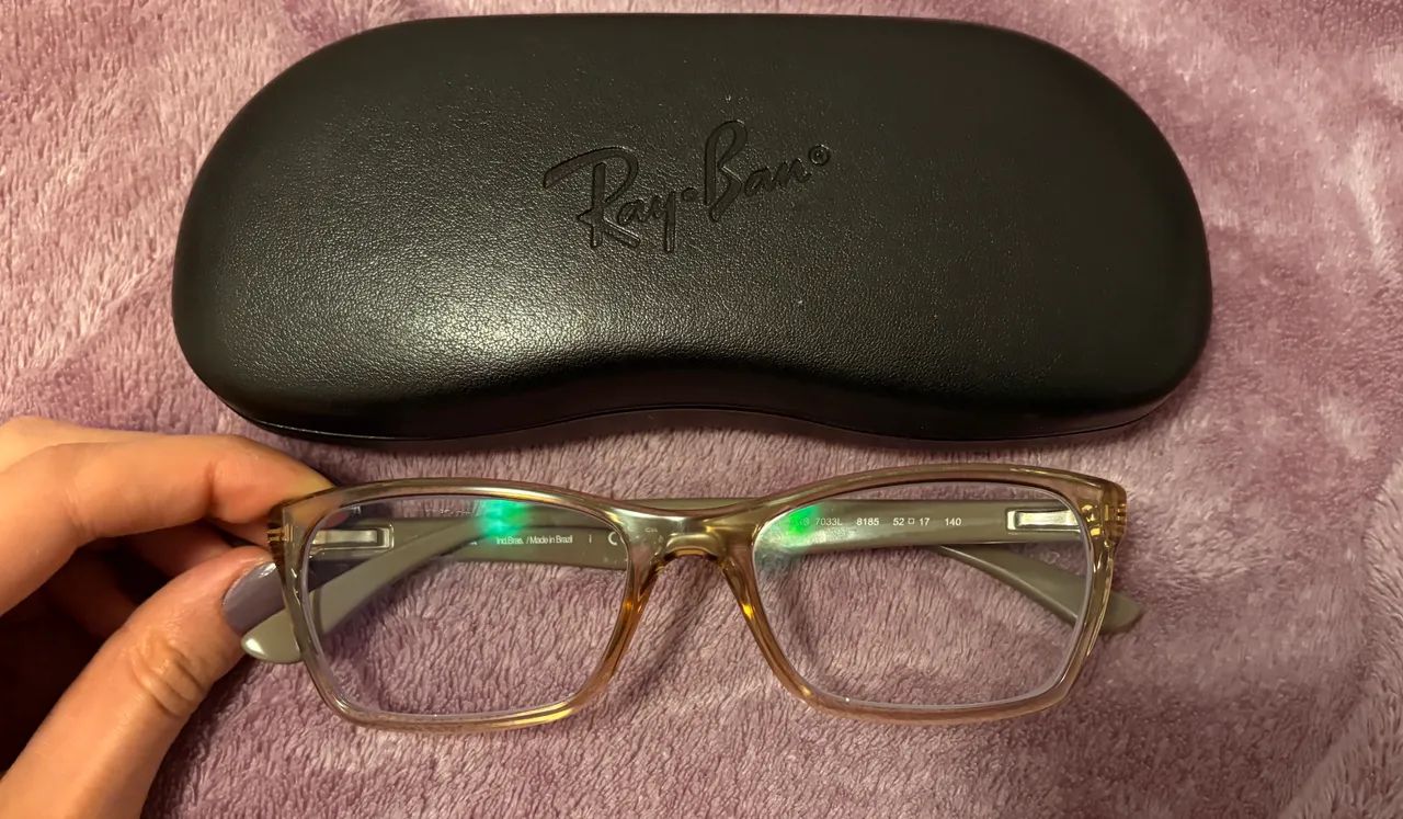 óculos Ray Ban - armação retangular  - Foto 4