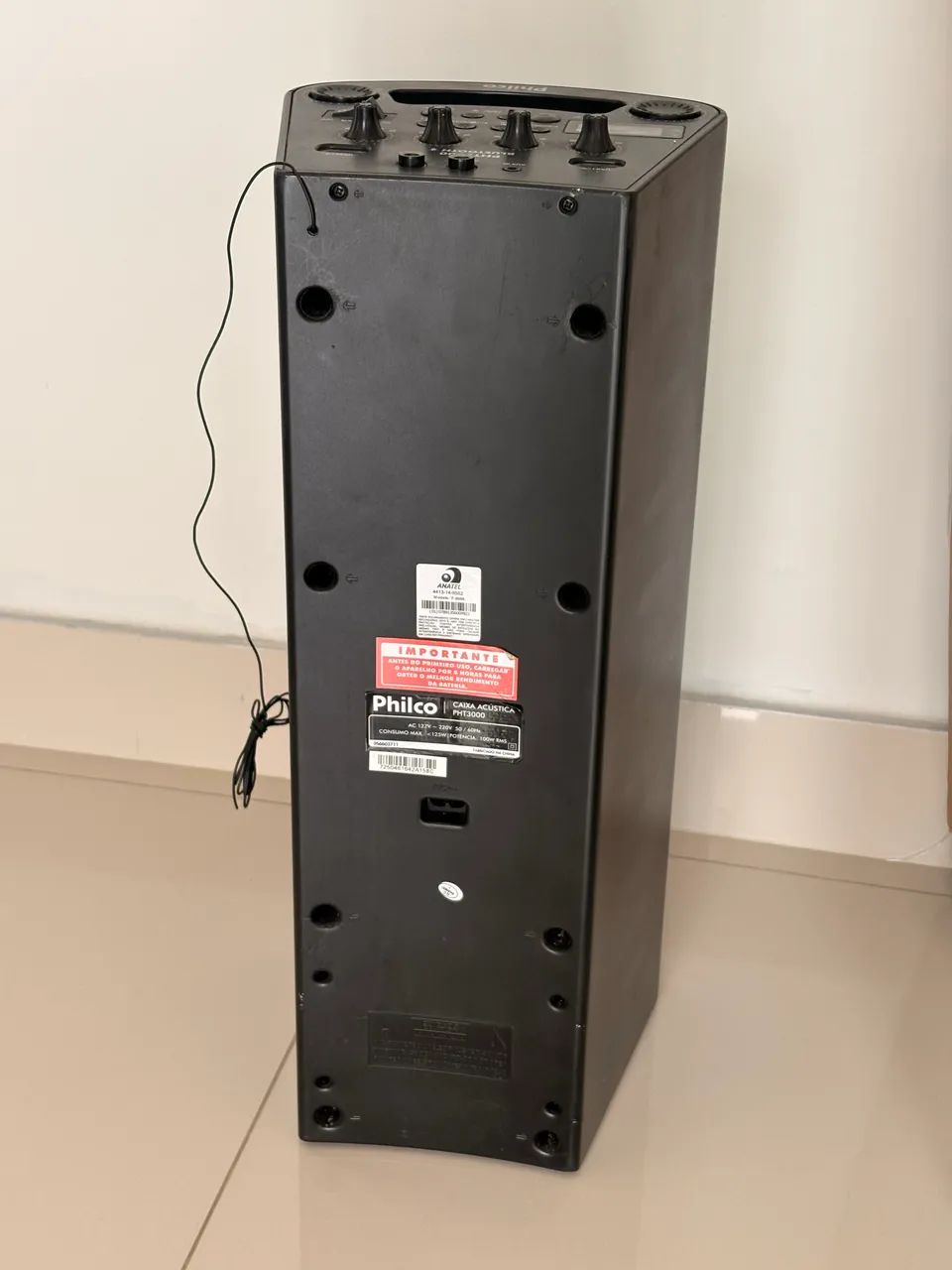 Caixa acústica Philco PHT3000, 100W RMS, com Bluetooth  - Foto 3