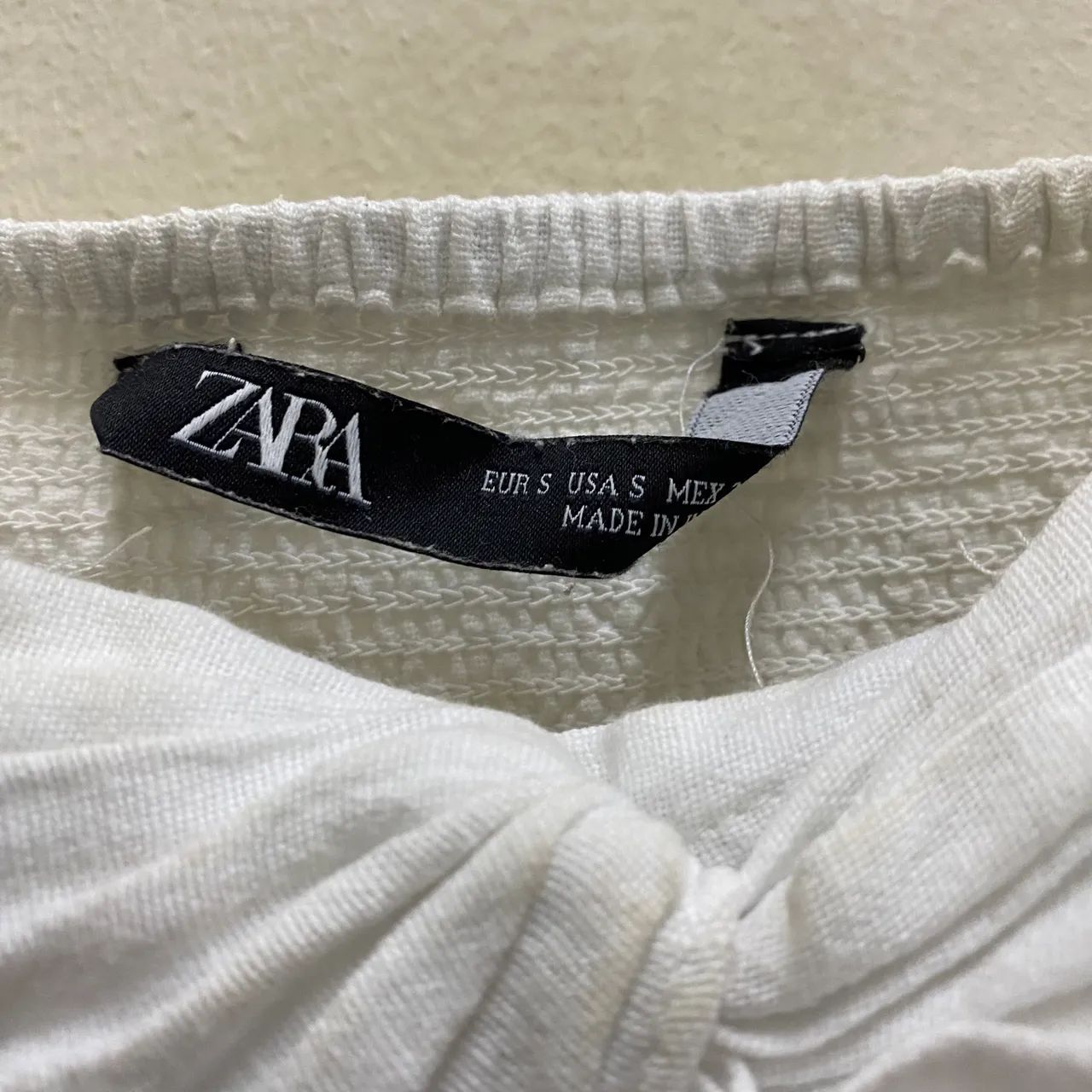 Blusa bata Zara coquette tamanho P  - Foto 3