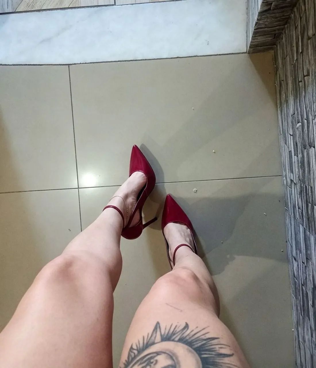 SCARPIN CONSTANCE SOLA VERMELHA (38) - Foto 2