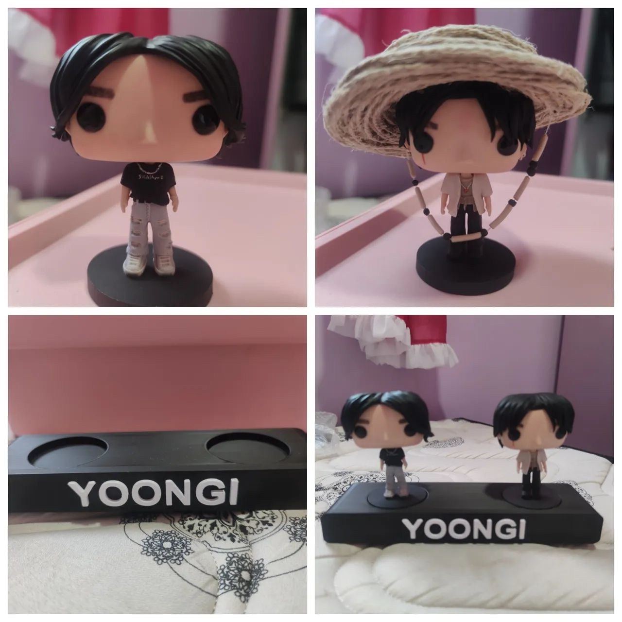 COLEÇÃO FUNKO POP PERSONALIZADO YOONGI+BASE