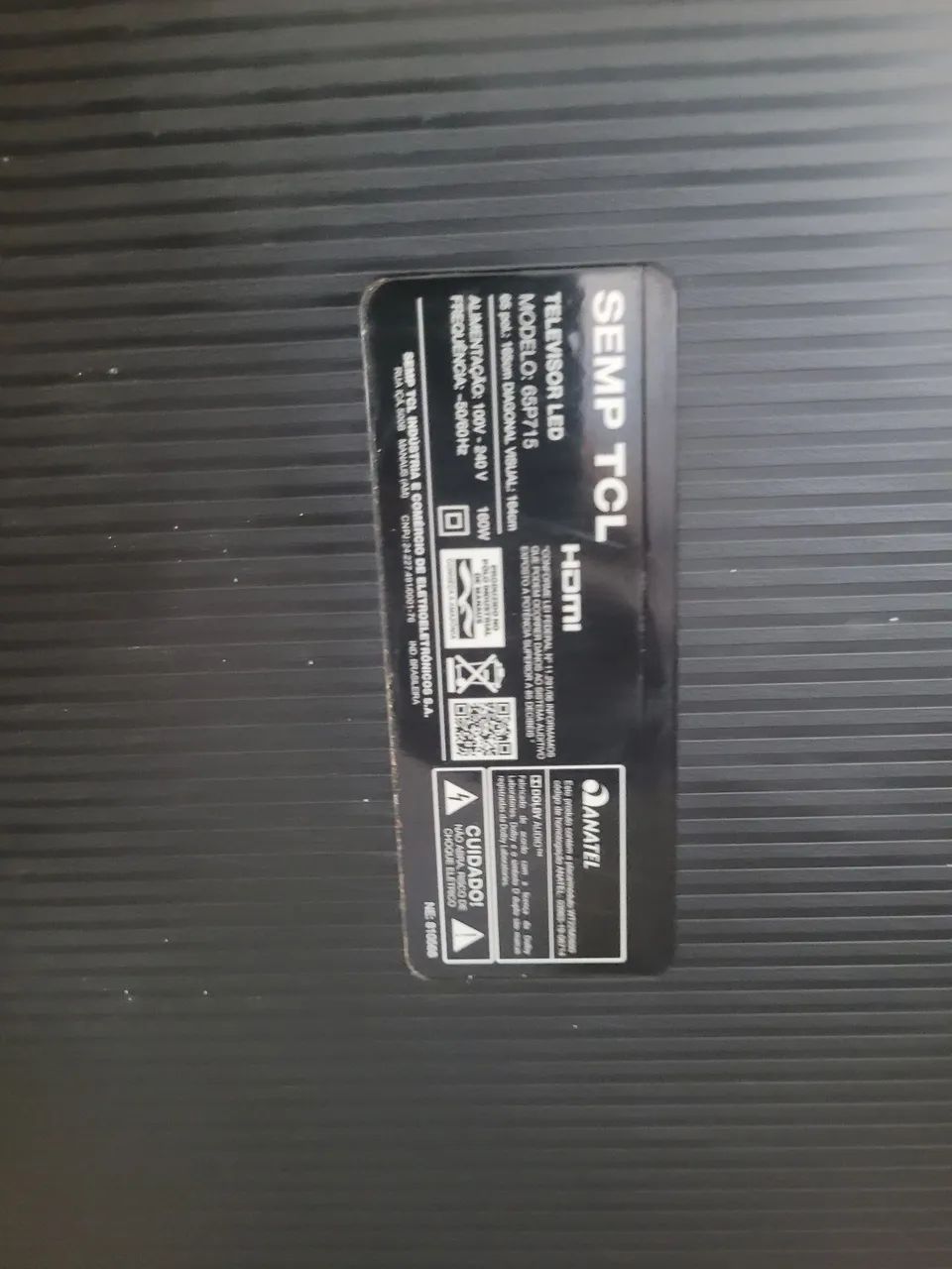Tv TCL 65' QUEBRADA para retirada de peças apenas - Foto 4
