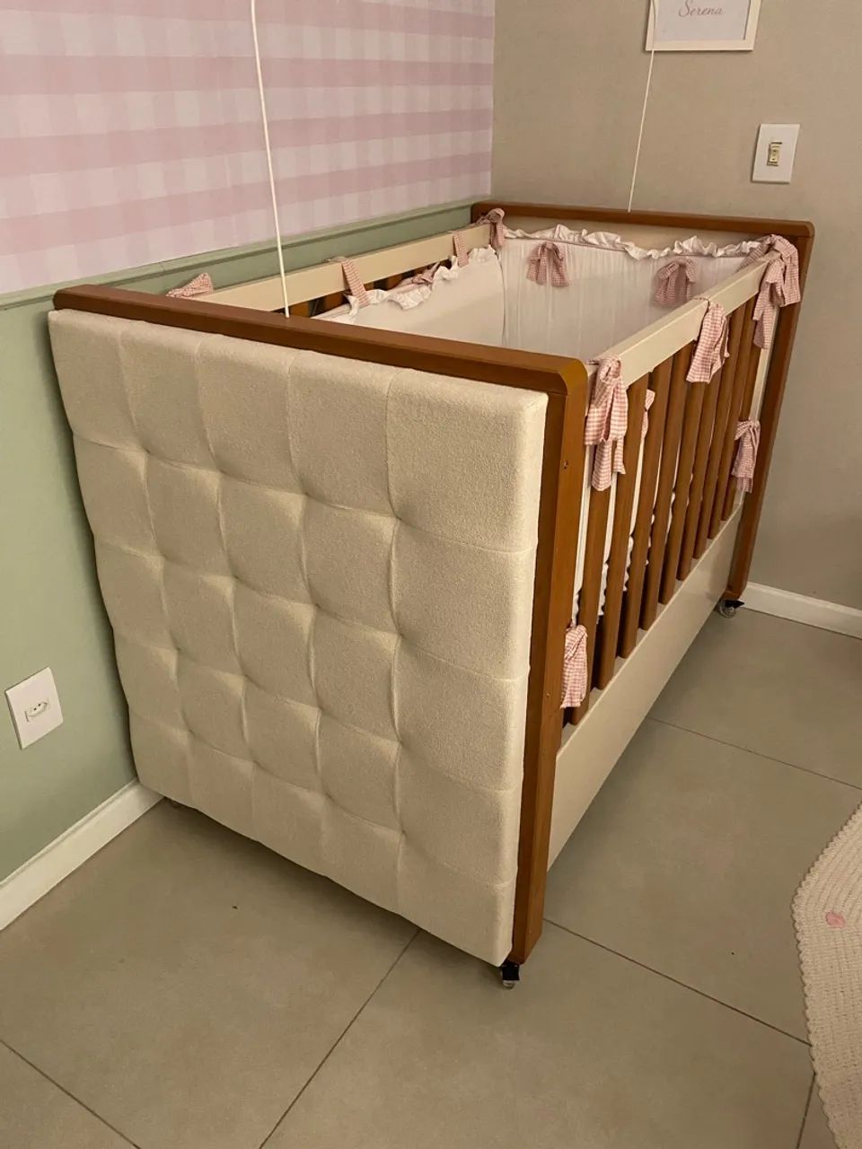 BERÇO INFANTIL - PRATICAMENTE NOVO - Foto 5