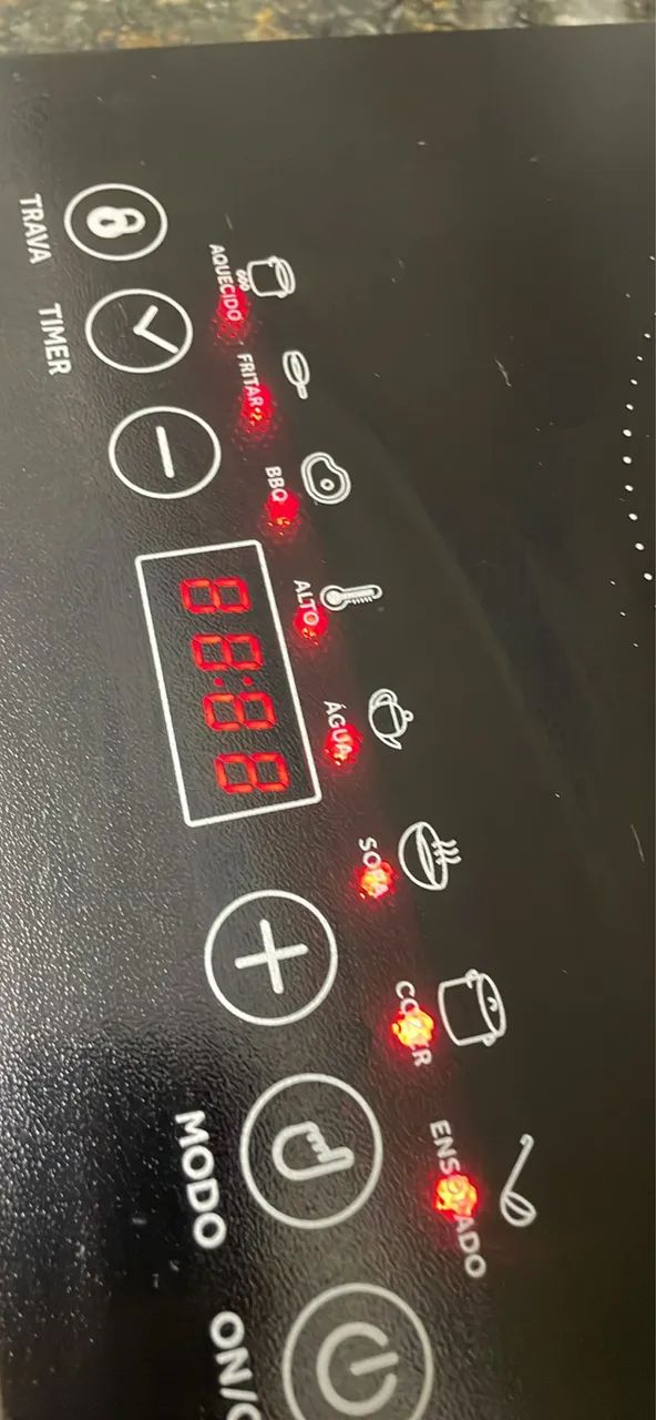 Cooktop uma boca indução 
