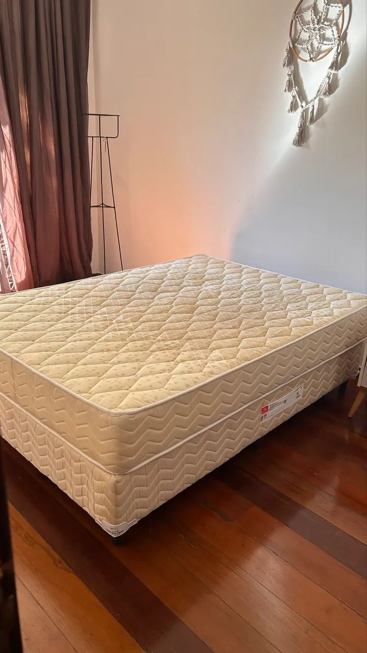 Conjunto Orthocrin (box+colchão) casal 