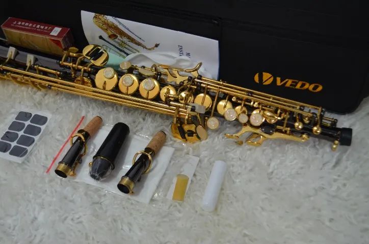 Sax Soprano Reto Vedo VD-ZGHS2 Sib Bemol - Black ((( Novo