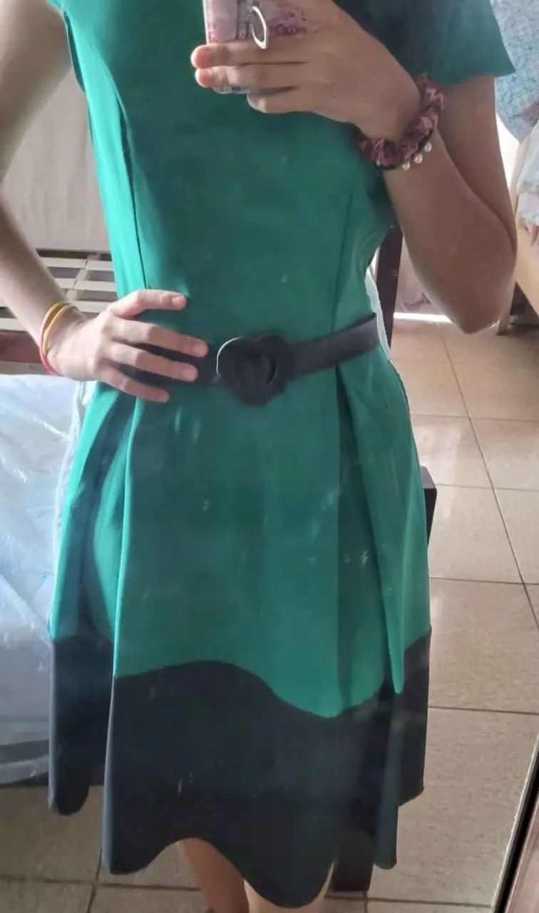 Vestido verde bandeira - Foto 2