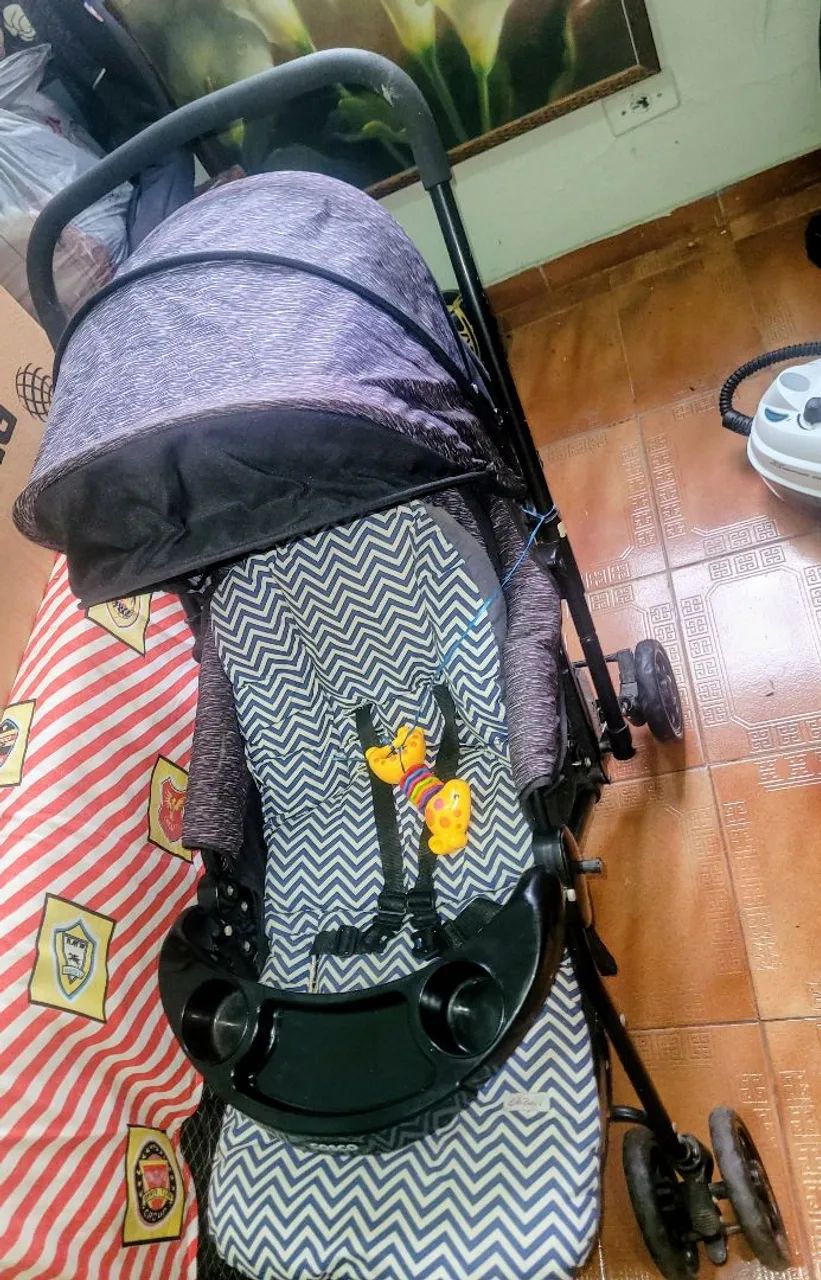 Carrinho de passeio +bebê conforto COSCO REVERSE - Foto 2
