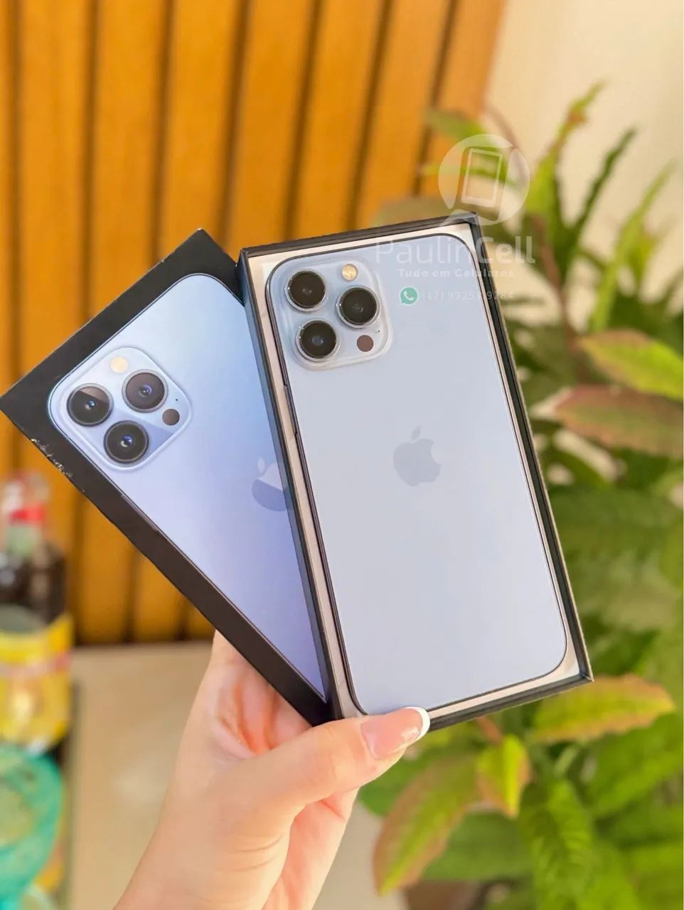 IPhone 13 Pro Max 128gb Azul completo 