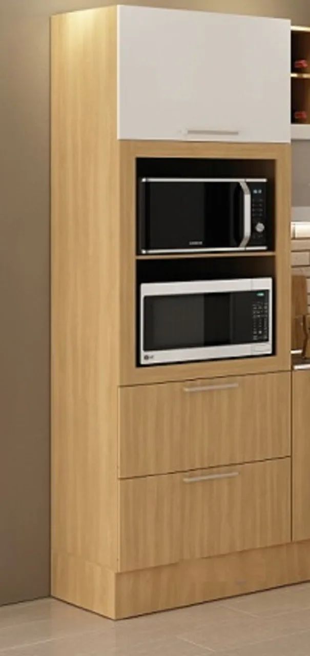 Cozinha Modulada/3,20L+Bancada/1,36L/ENTREGA E MONTAGEM, R$8.429,56! - Foto 2