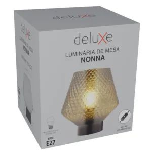 Luminaria de mesa de vidros E27
