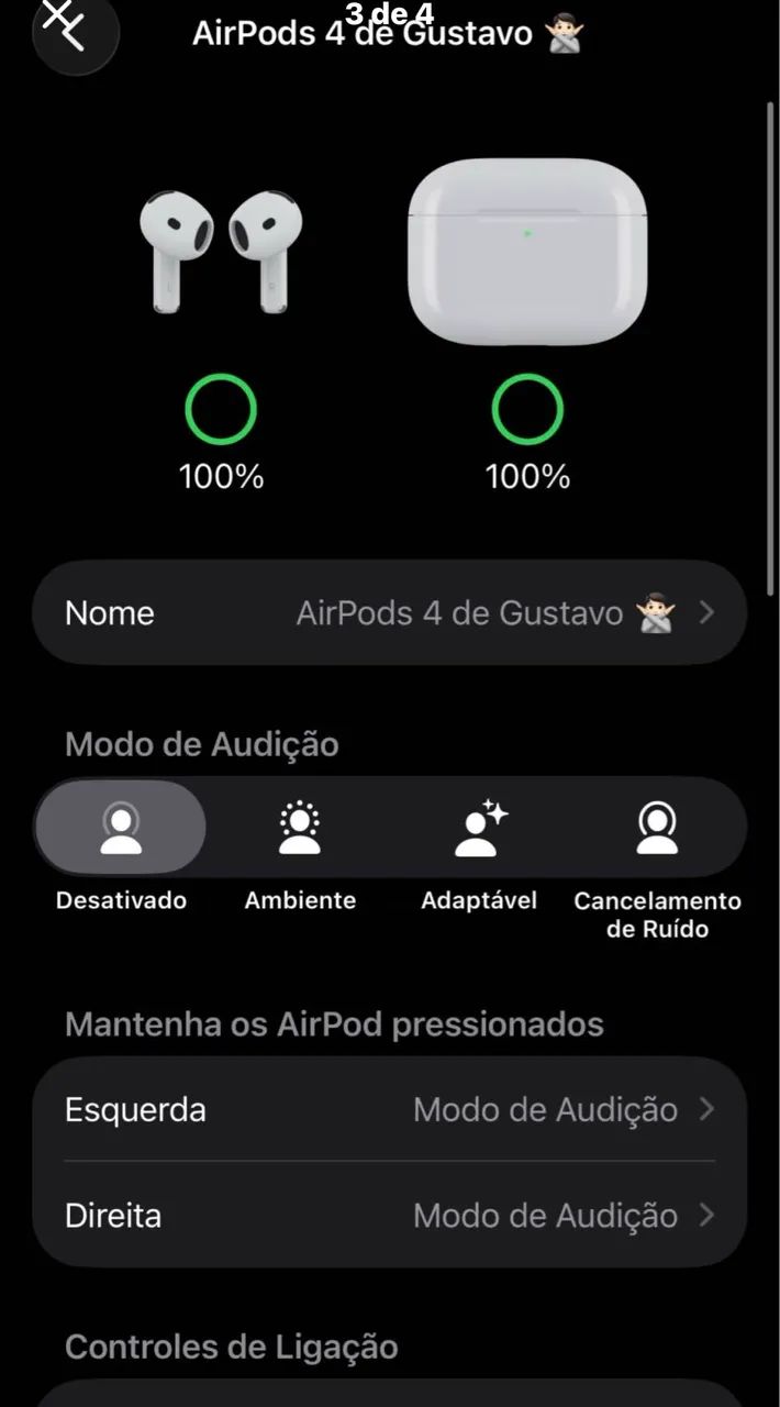 Fone AirPods 4 - Foto 2