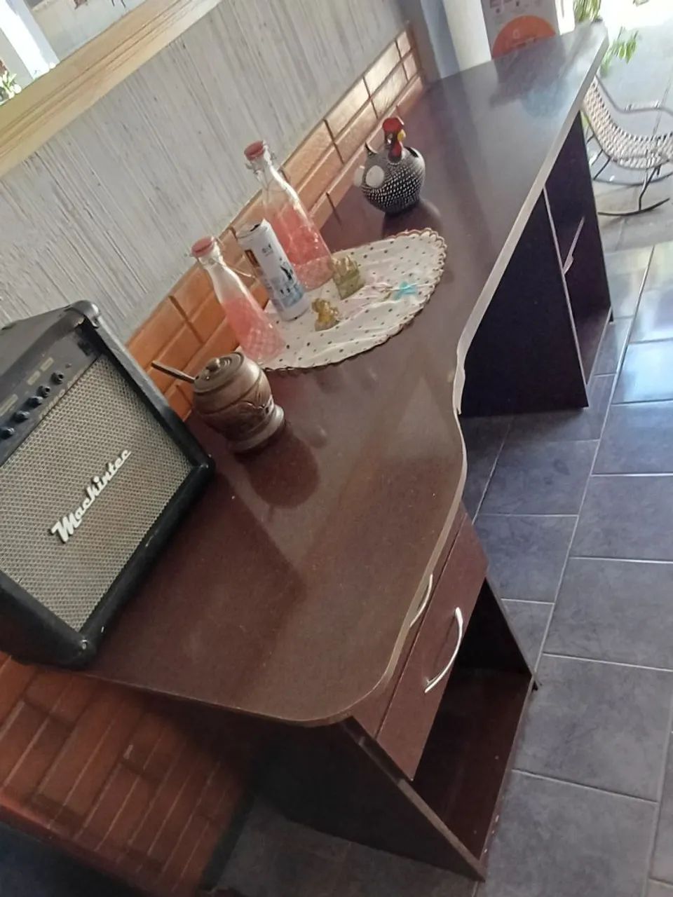 Mesa grande escritório 2,4 m