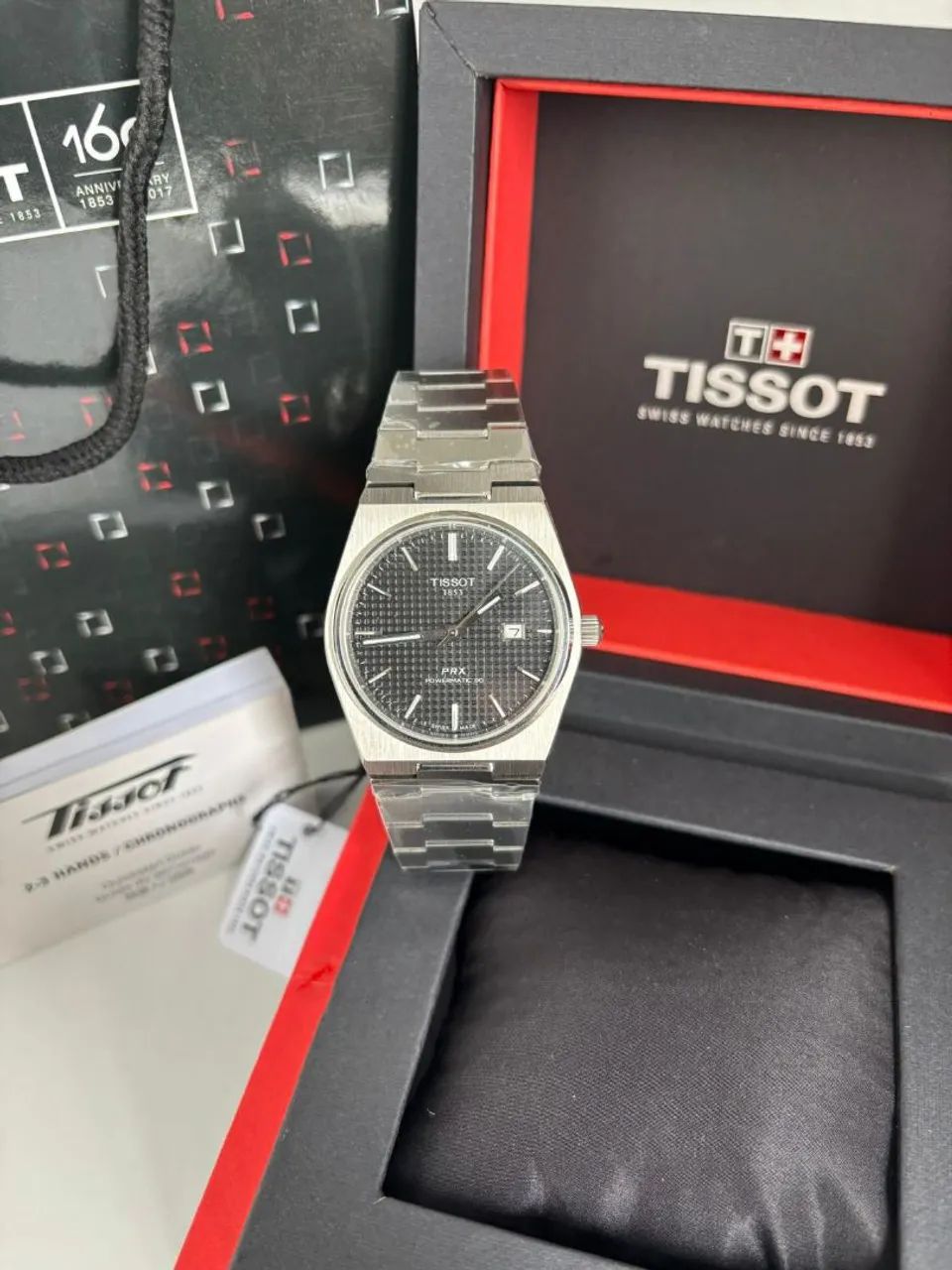 Relógio Estilo Tissot Powermatic 80 Automático em Aço 904L - Foto 5
