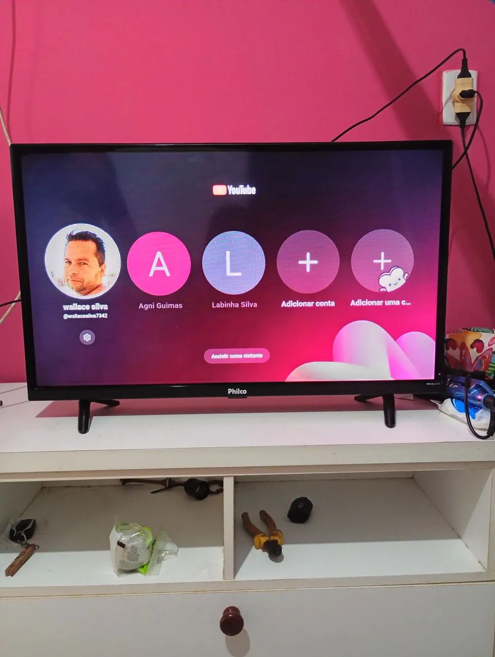 Vendo tv esmarte 32 polegadas estado de nova  - Foto 4