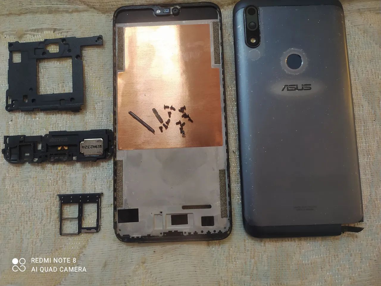 Peças e placa Asus Max shot zb643KL 64gigas - Foto 2