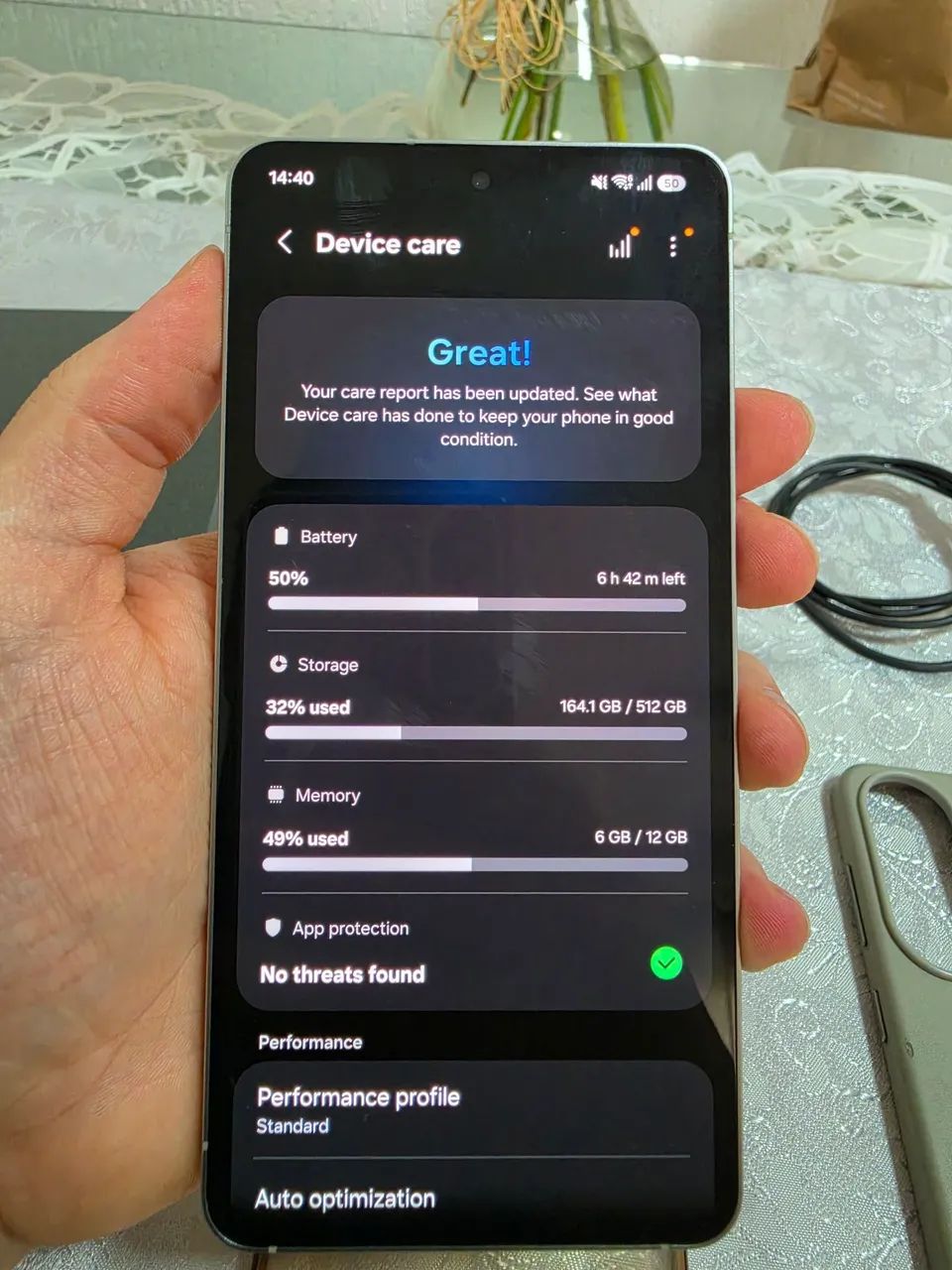 Galaxy S25 Edge PRATA 512gb 12gb ram PERFEITO ESTADO - Foto 5
