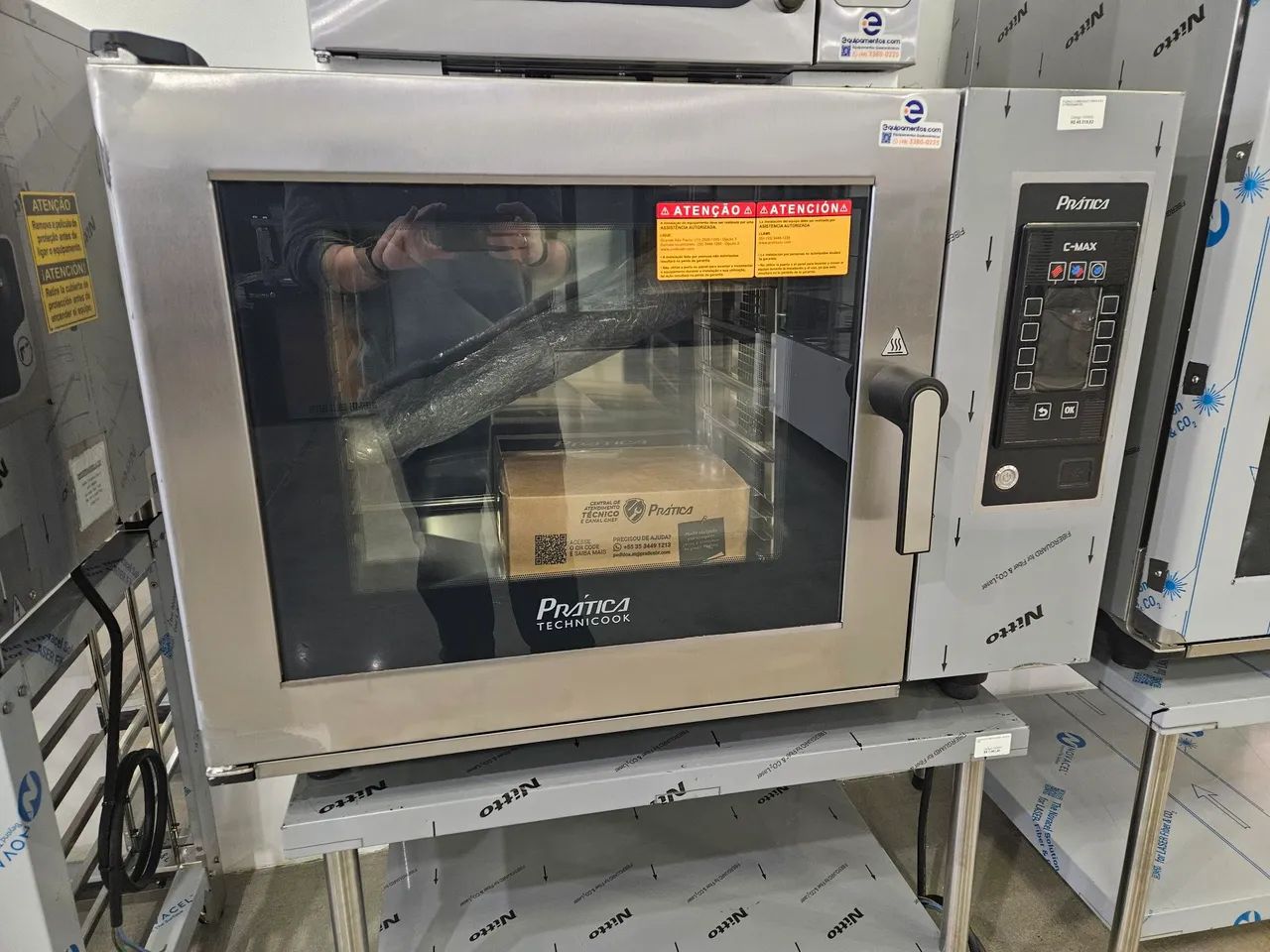 forno combinado cmax 6 evo programável prática 