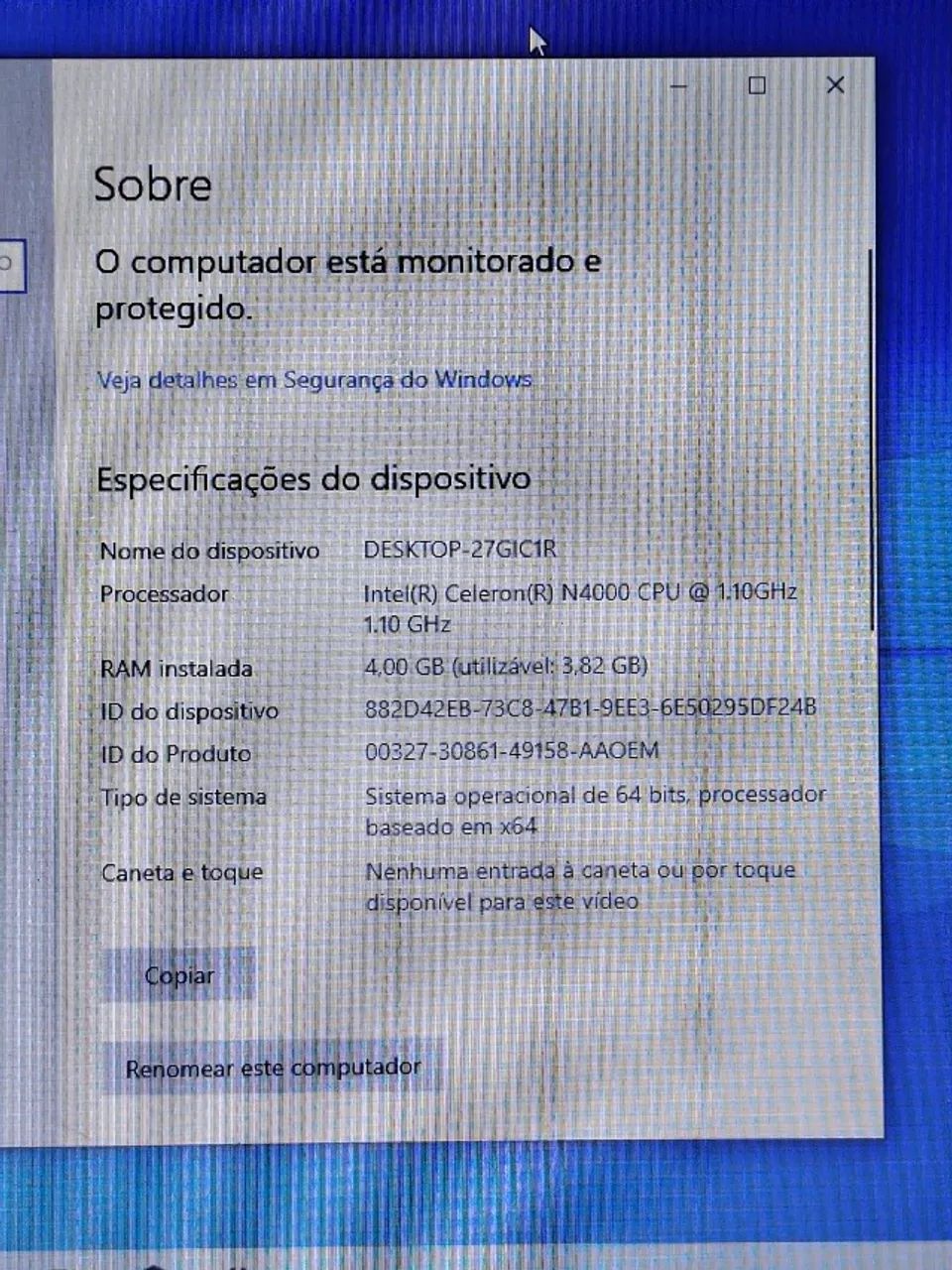 Notebook Lenovo Celeron c/ defeito teclado - Foto 3