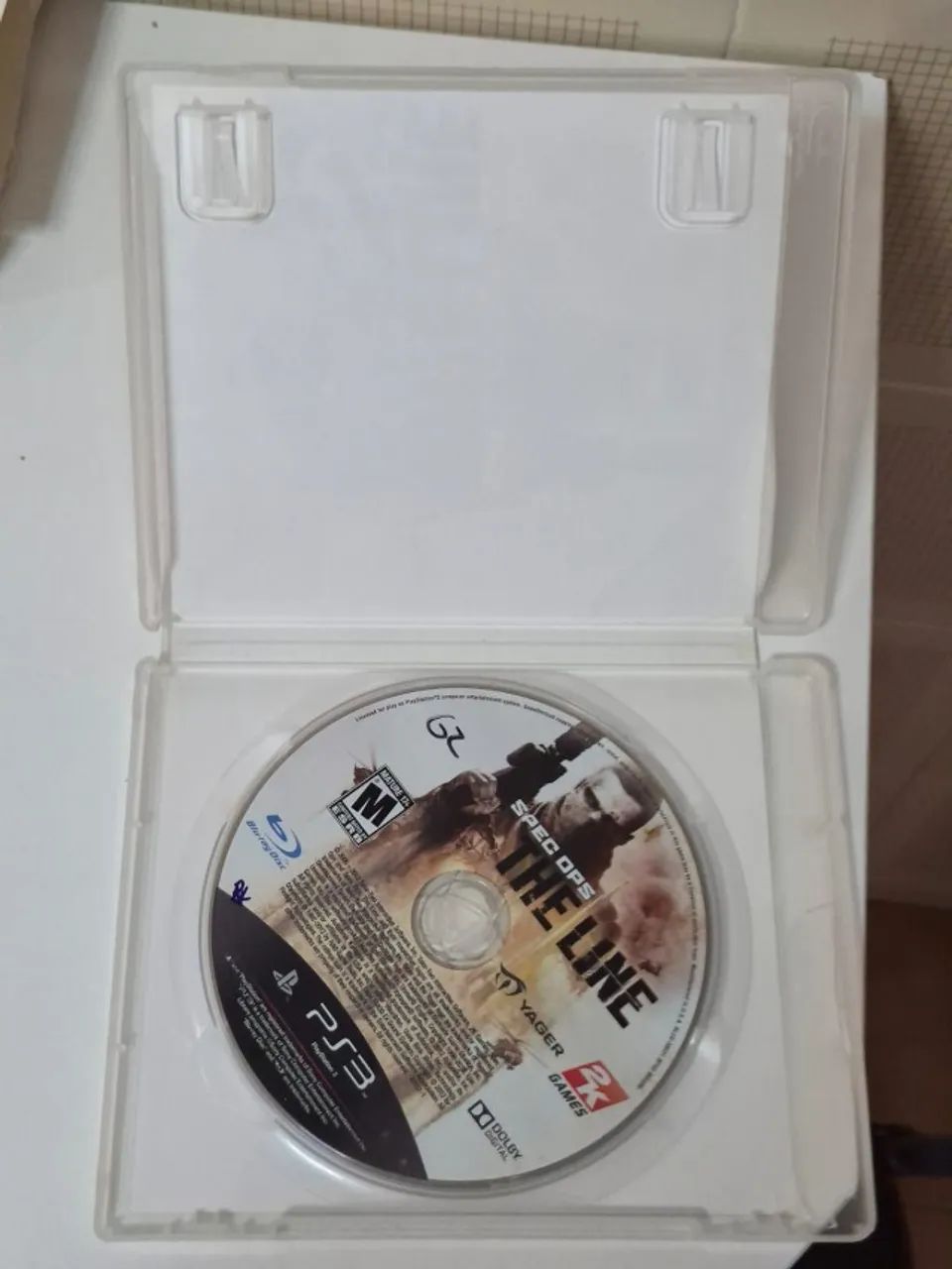 Jogo Spec Ops The Line PS3 Midia Física Original Capa Reimpressa