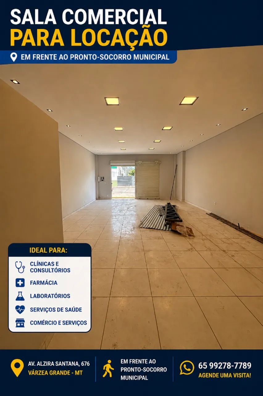 Alugo Sala Comercial - Foto 3