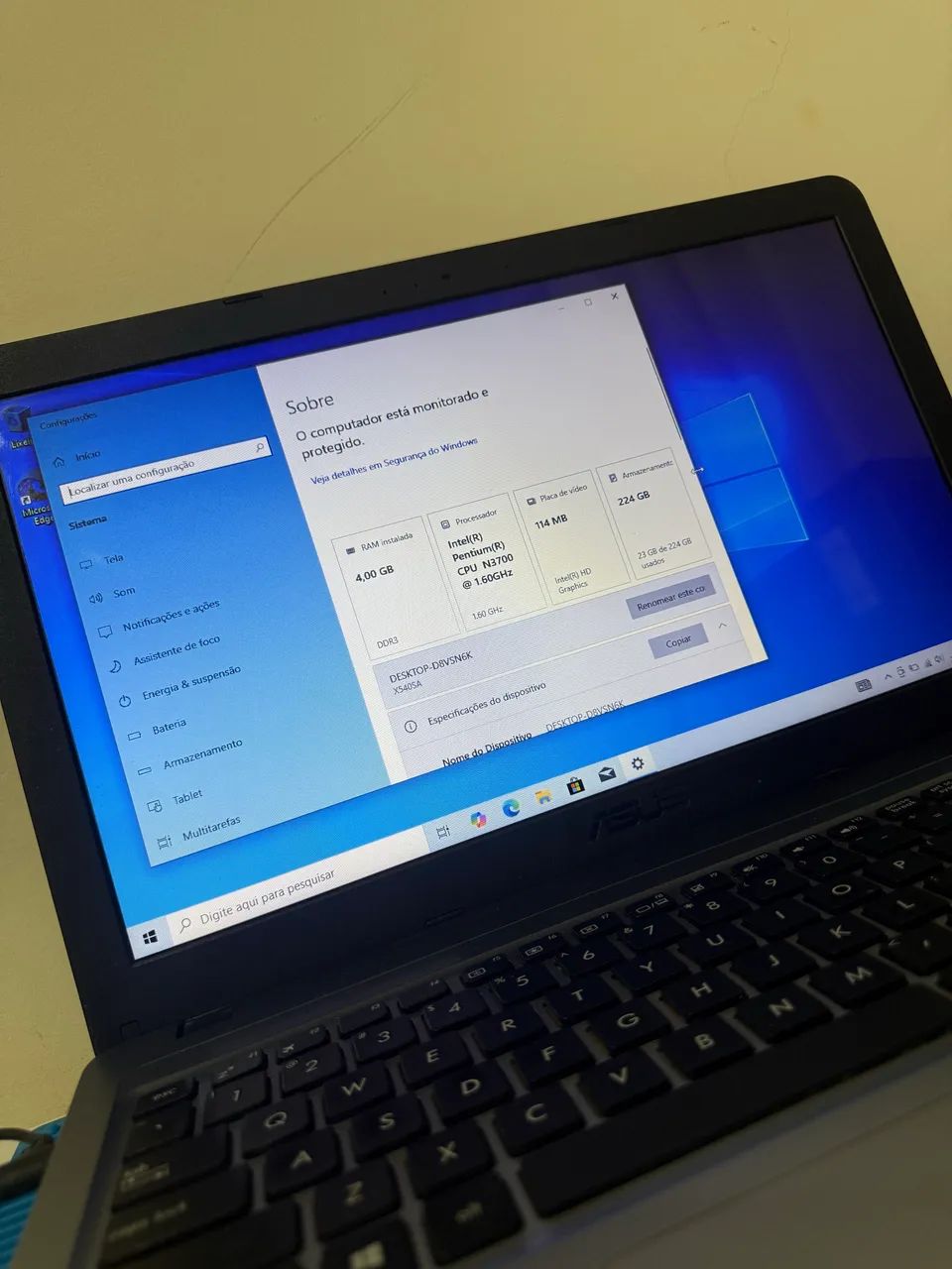 Notebook Asus com SSD - Foto 3