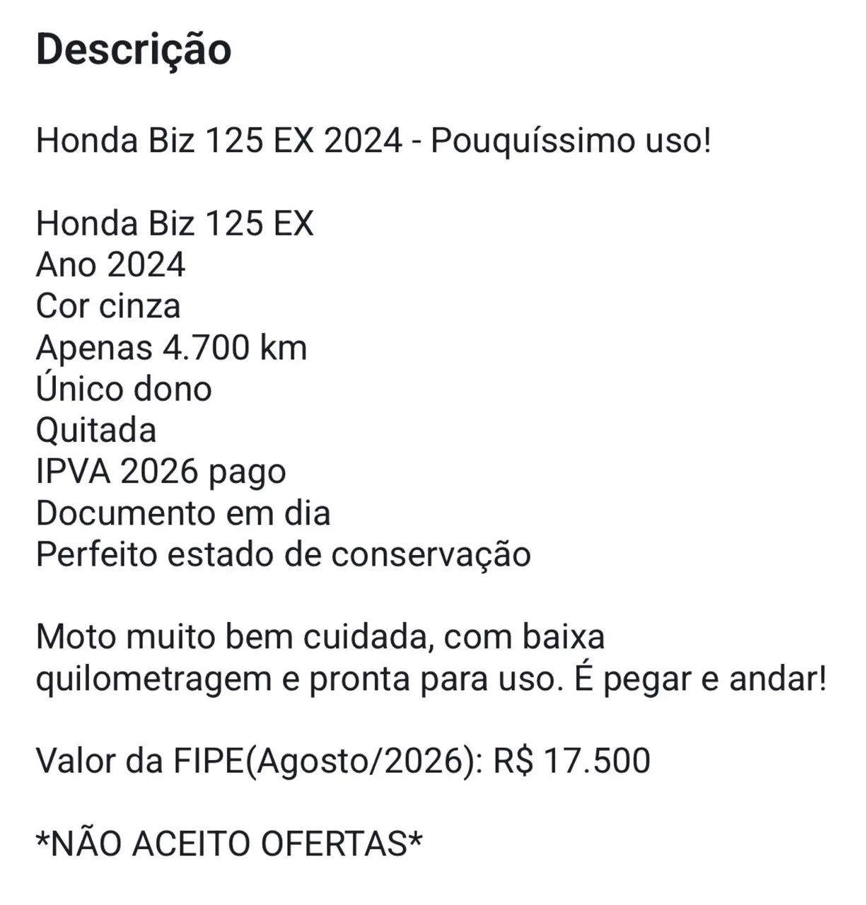 Biz 125 EX  - Foto 3