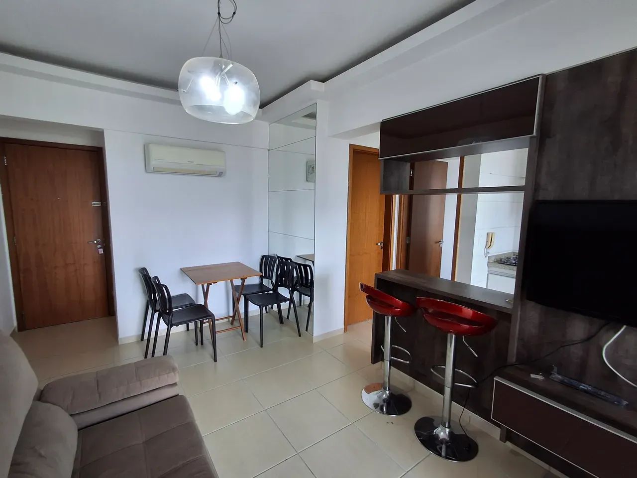 Alugo apartamento mobiliado, perto do Pq Flamboyant e Serra Dourada de 2 quartos no Jardim - Foto 2