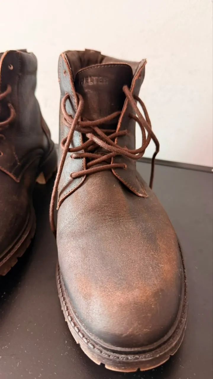 Bota Shelter Couro Masculina 42 - Foto 3