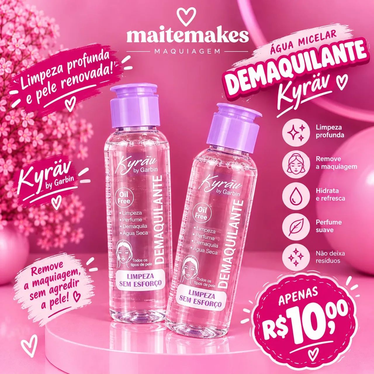 Maquiagem a 10 reais