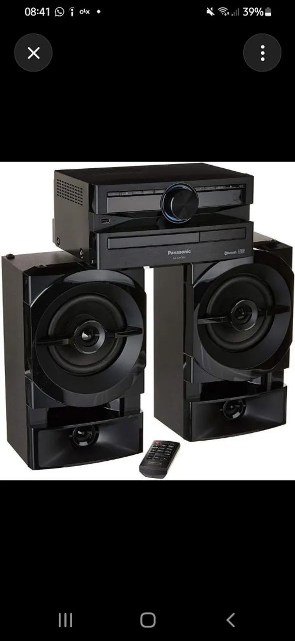 Mini system panasonic 