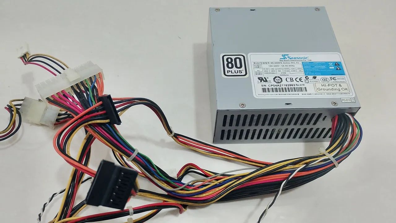 Fonte Seasonic 300w 80Plus PFC  - Foto 2