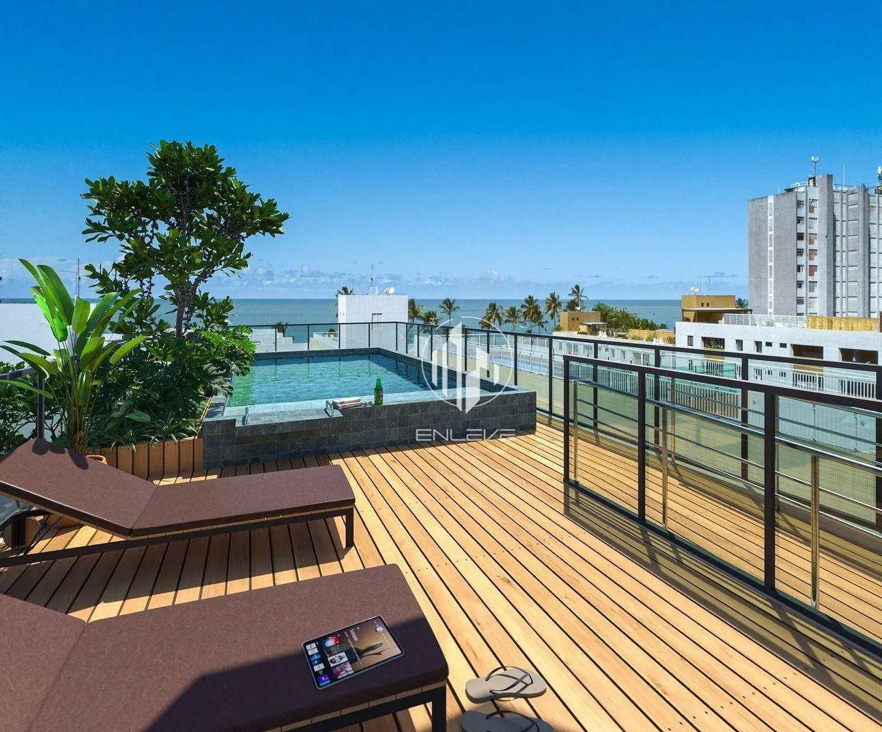 Flat térreo com área externa na planta à 50m da Praia do Cabo Branco - Foto 2