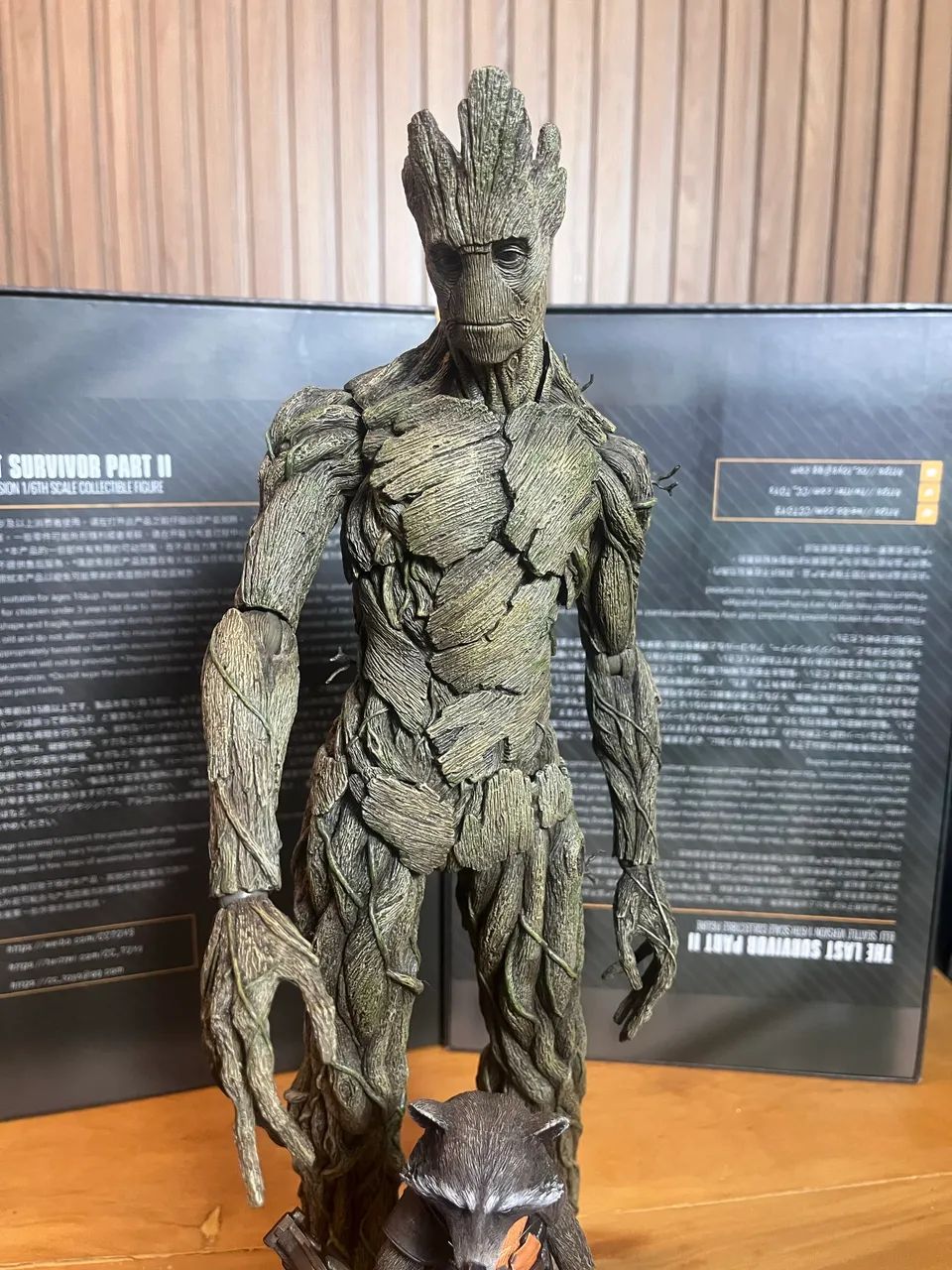 Groot e rocket hot toys / guardiões da galáxia loose sem caixa  - Foto 3