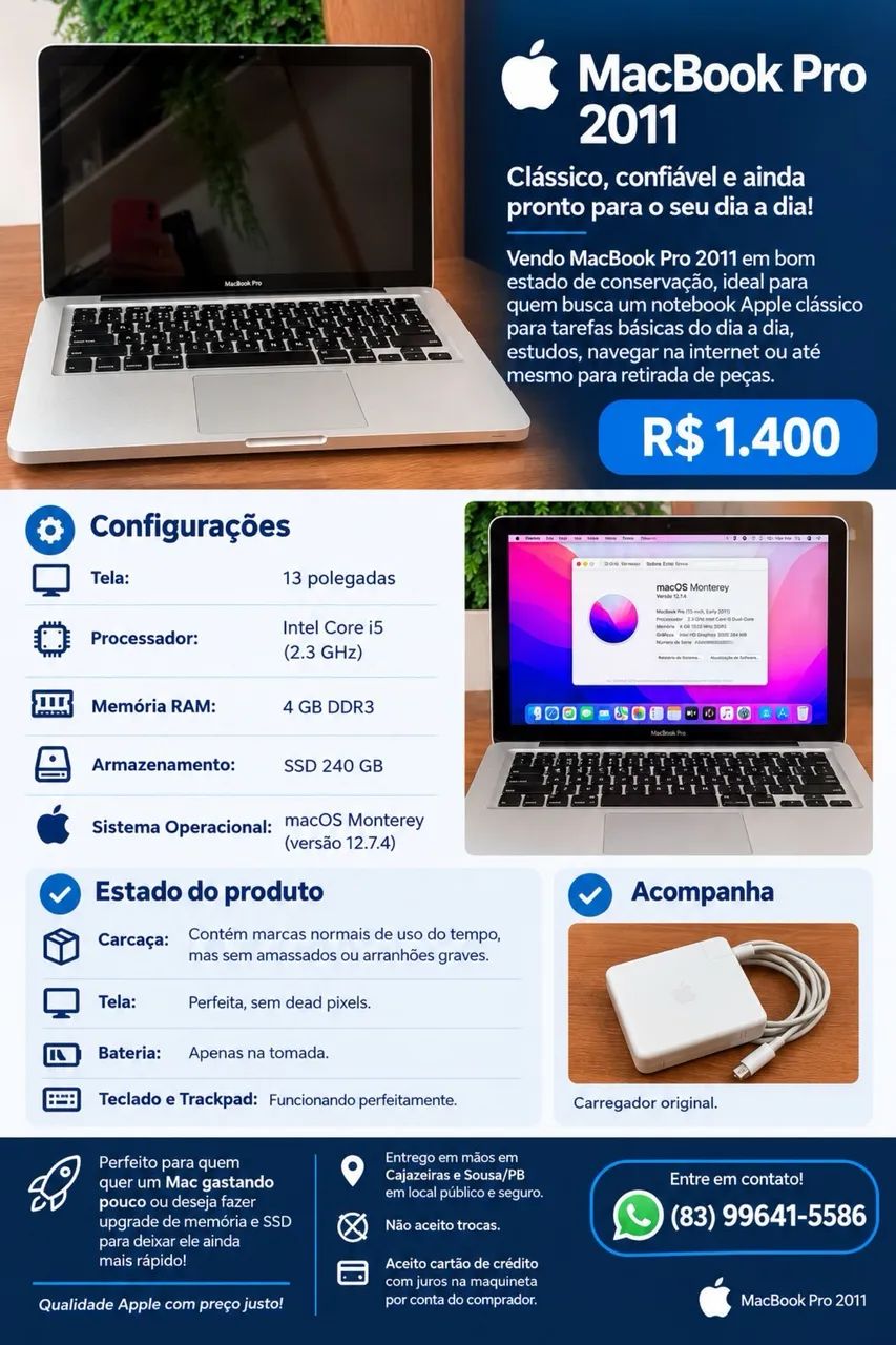 MacBook Pro 13 polegadas