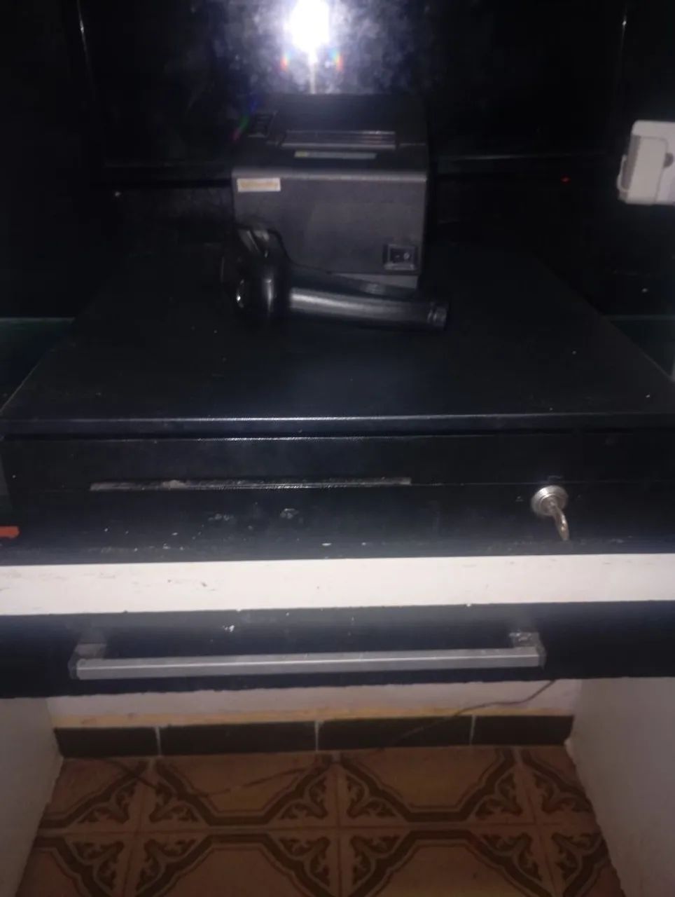 Kit PDV Gaveta +impressora térmica com leitor de barras.