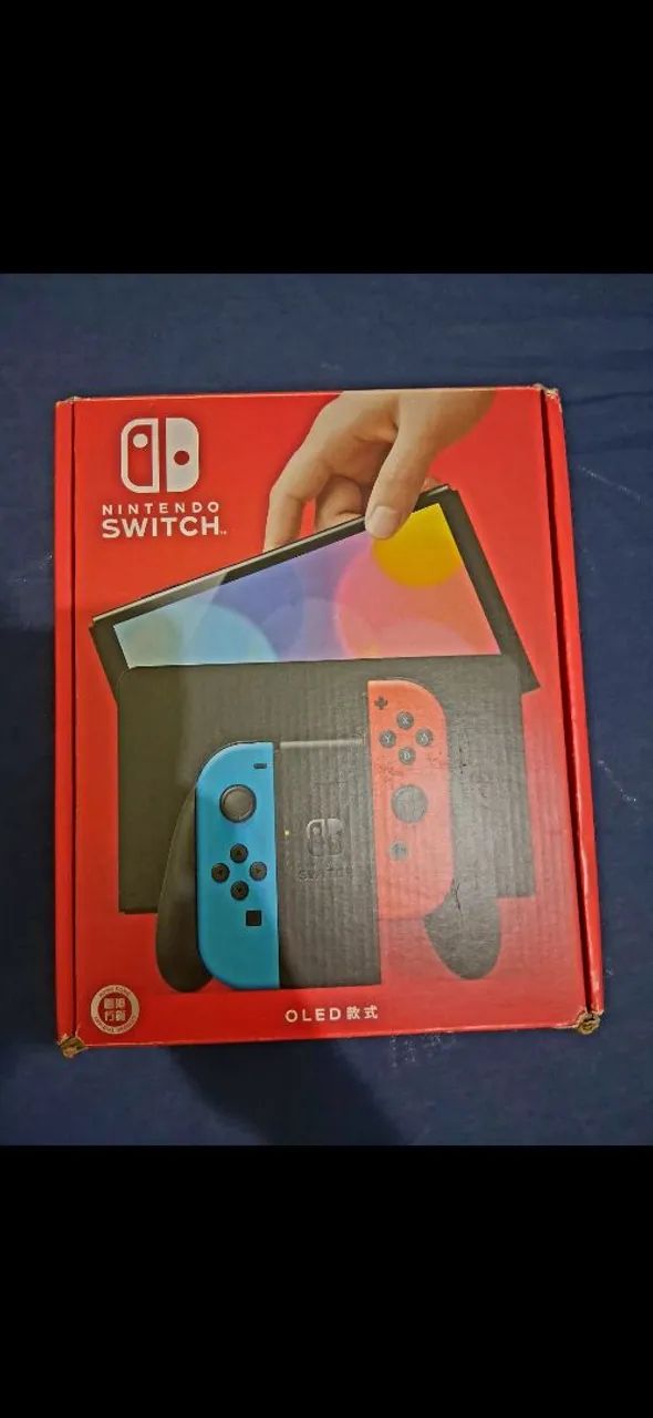 NINTENDO SWITCH OLED 256GB DESBLOQUEADO 
