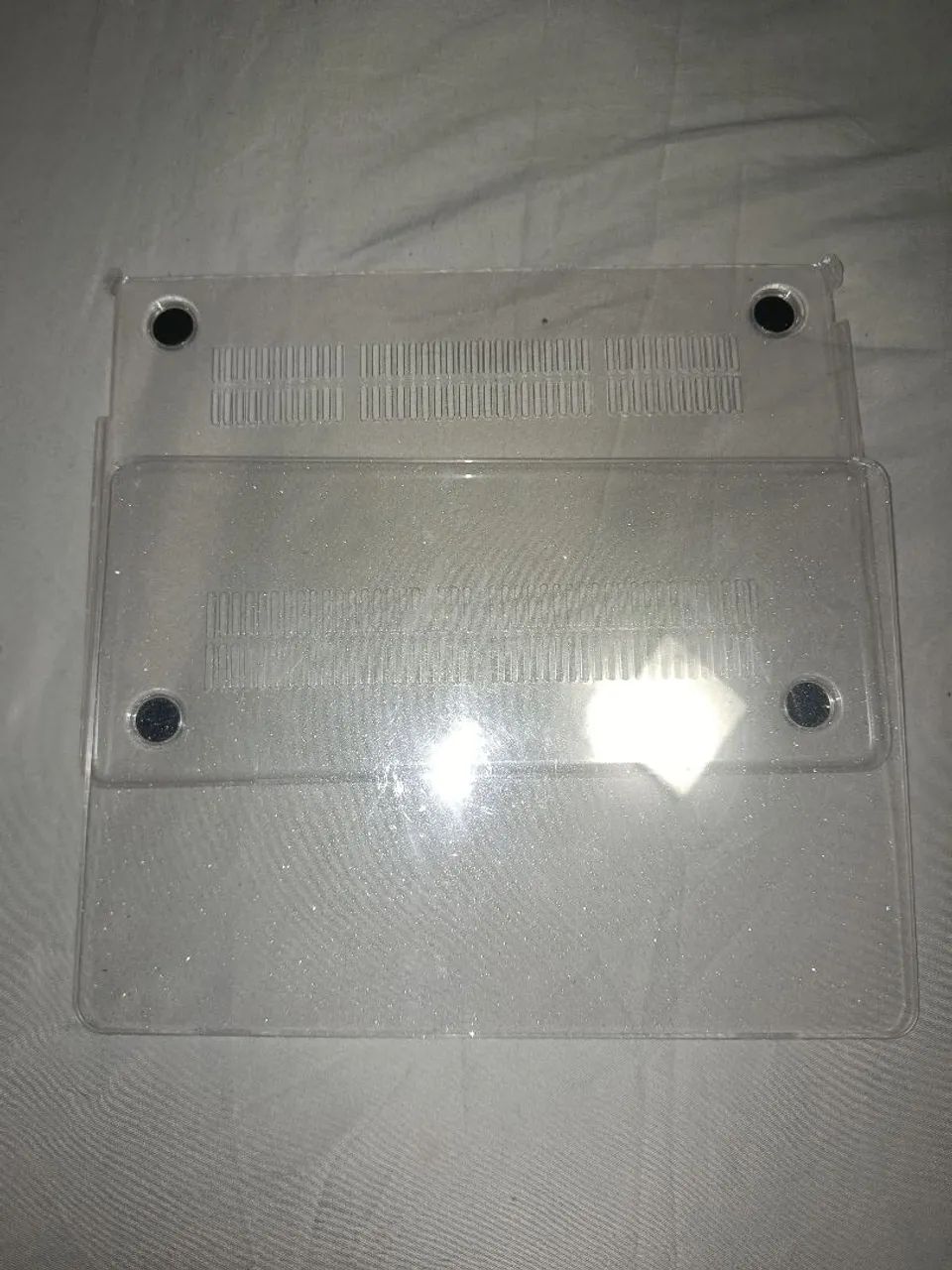 CAPA OARA MACBOOK ACRÍLICO TRANSPARENTE  - Foto 3