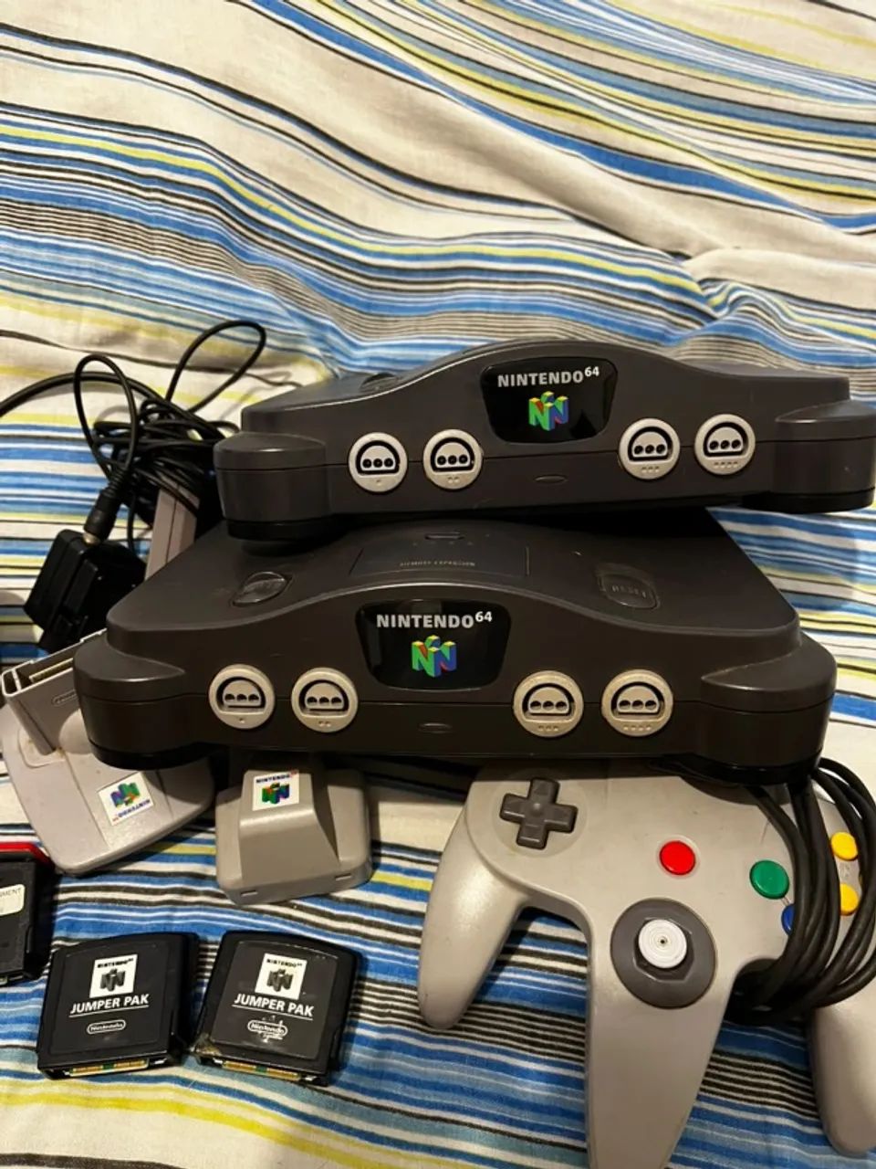 Nintendo 64 (2un) + acessórios
